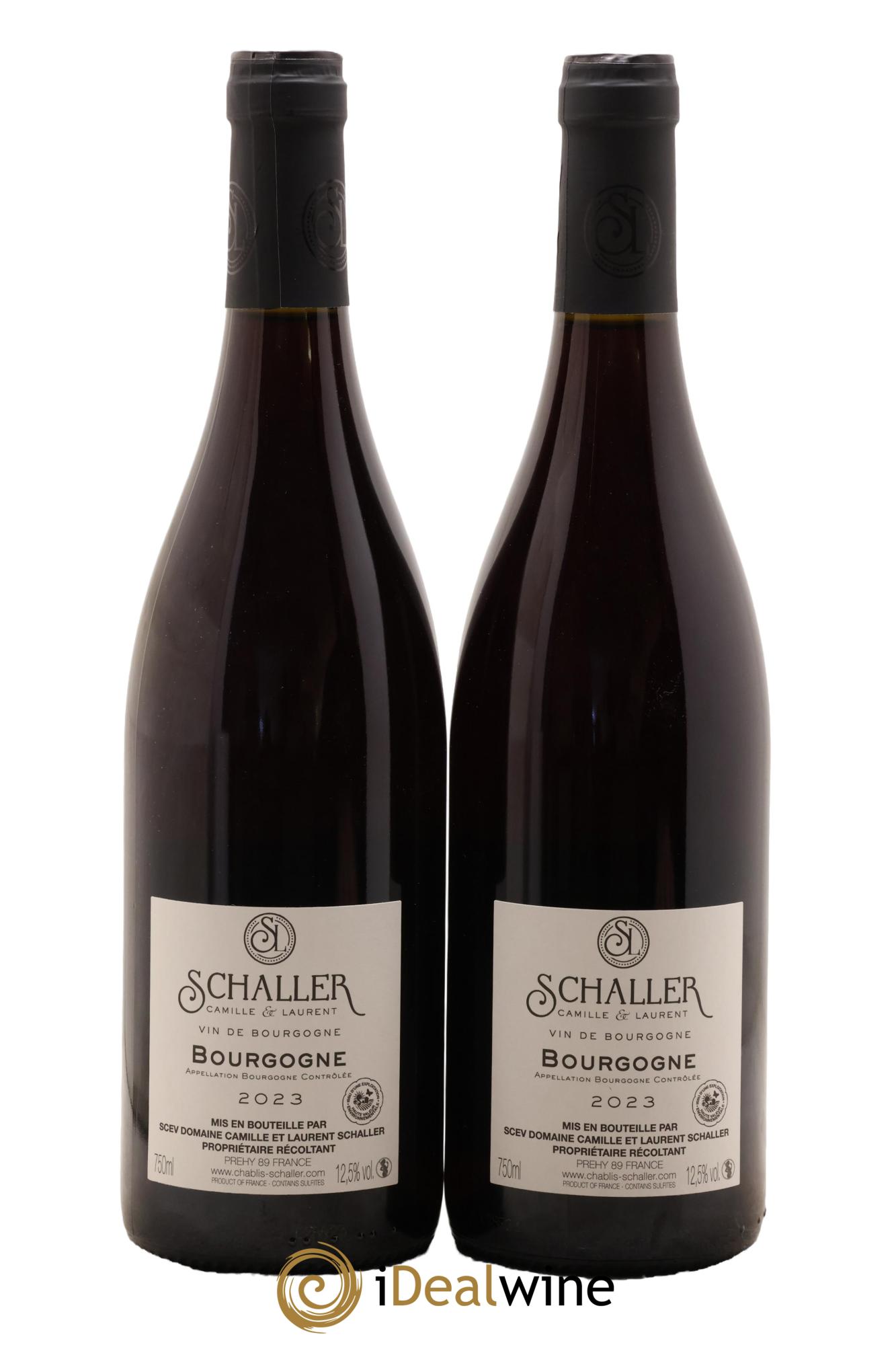 Bourgogne Camille Et Laurent Schaller 2023 - Lot de 2 bouteilles - 1