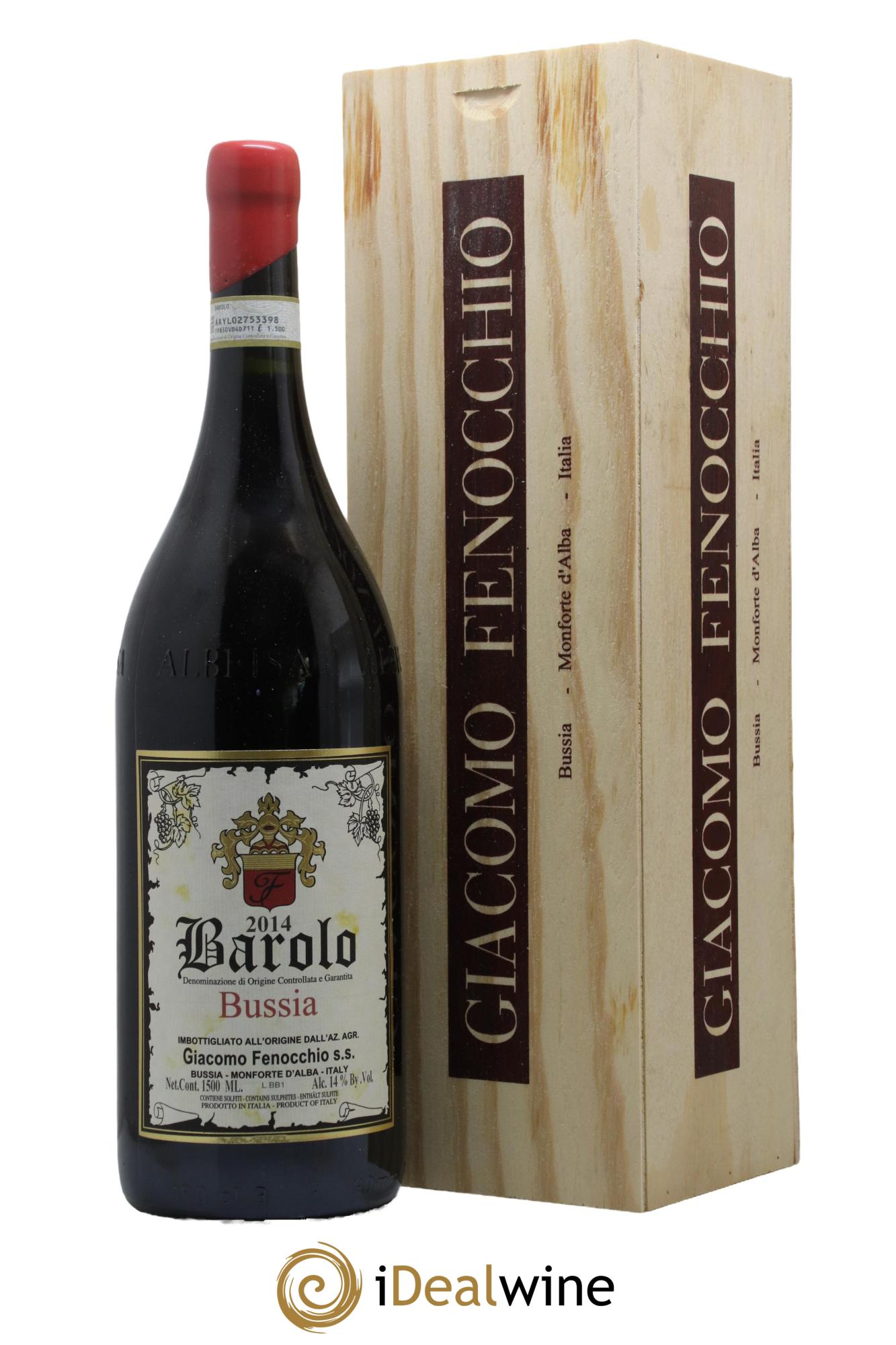 Barolo DOCG Bussia Giacomo Fenocchio 2014 - Lot de 1 magnum - 0