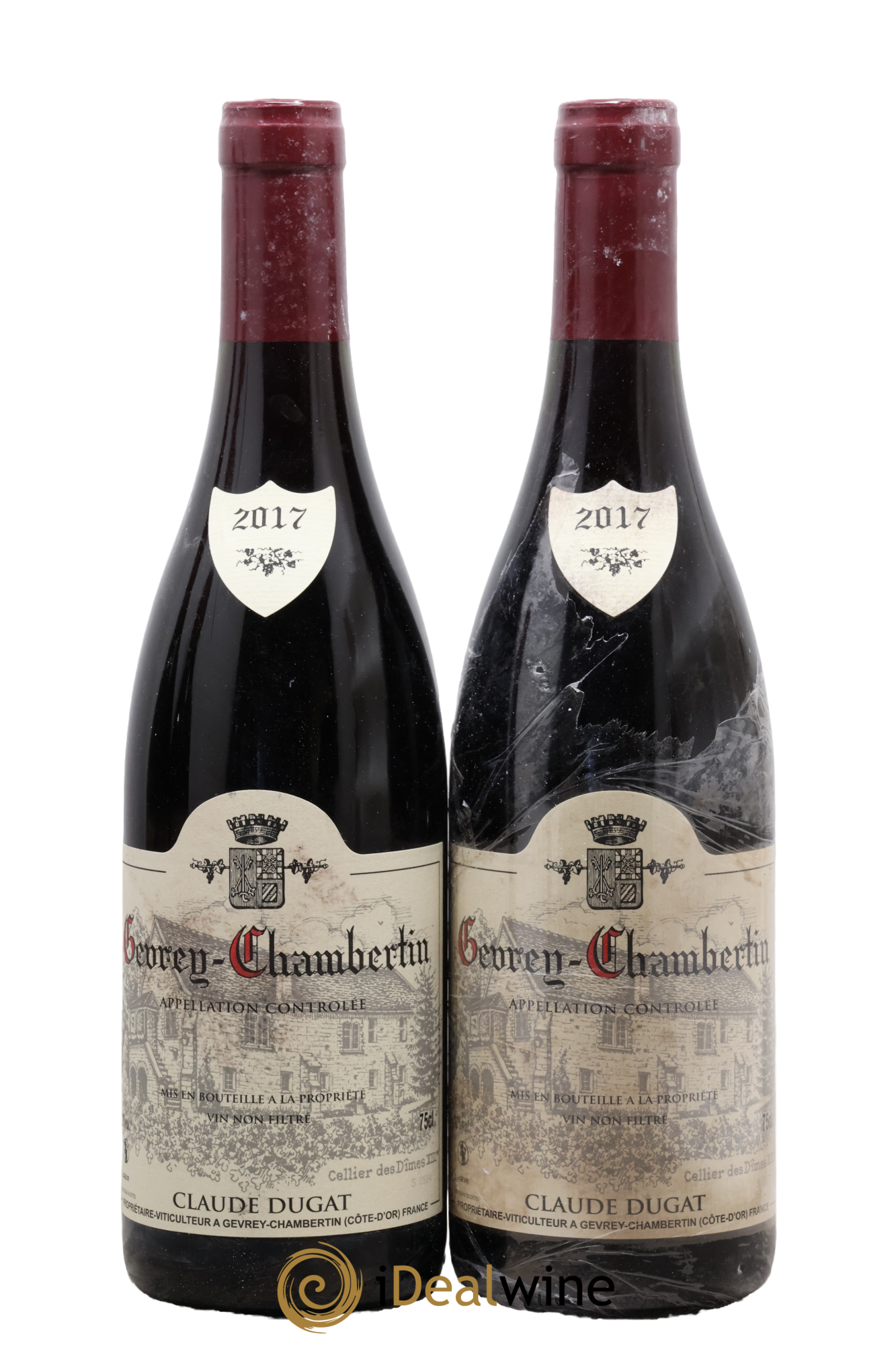 Gevrey-Chambertin Claude Dugat 2017 - Lot of 2 bottles - 0