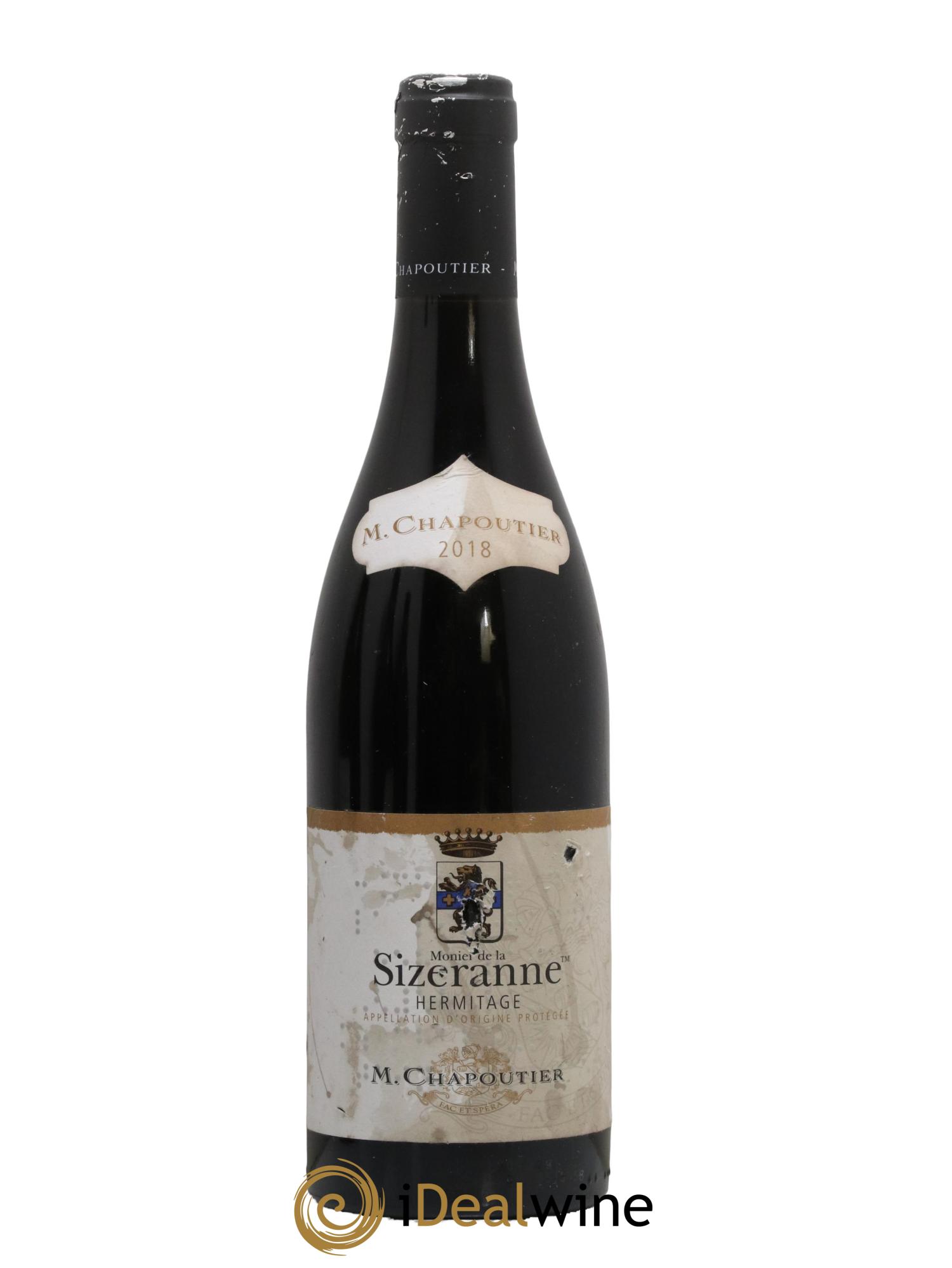 Hermitage Monier de La Sizeranne Chapoutier 2018 - Posten von 1 Flasche - 0