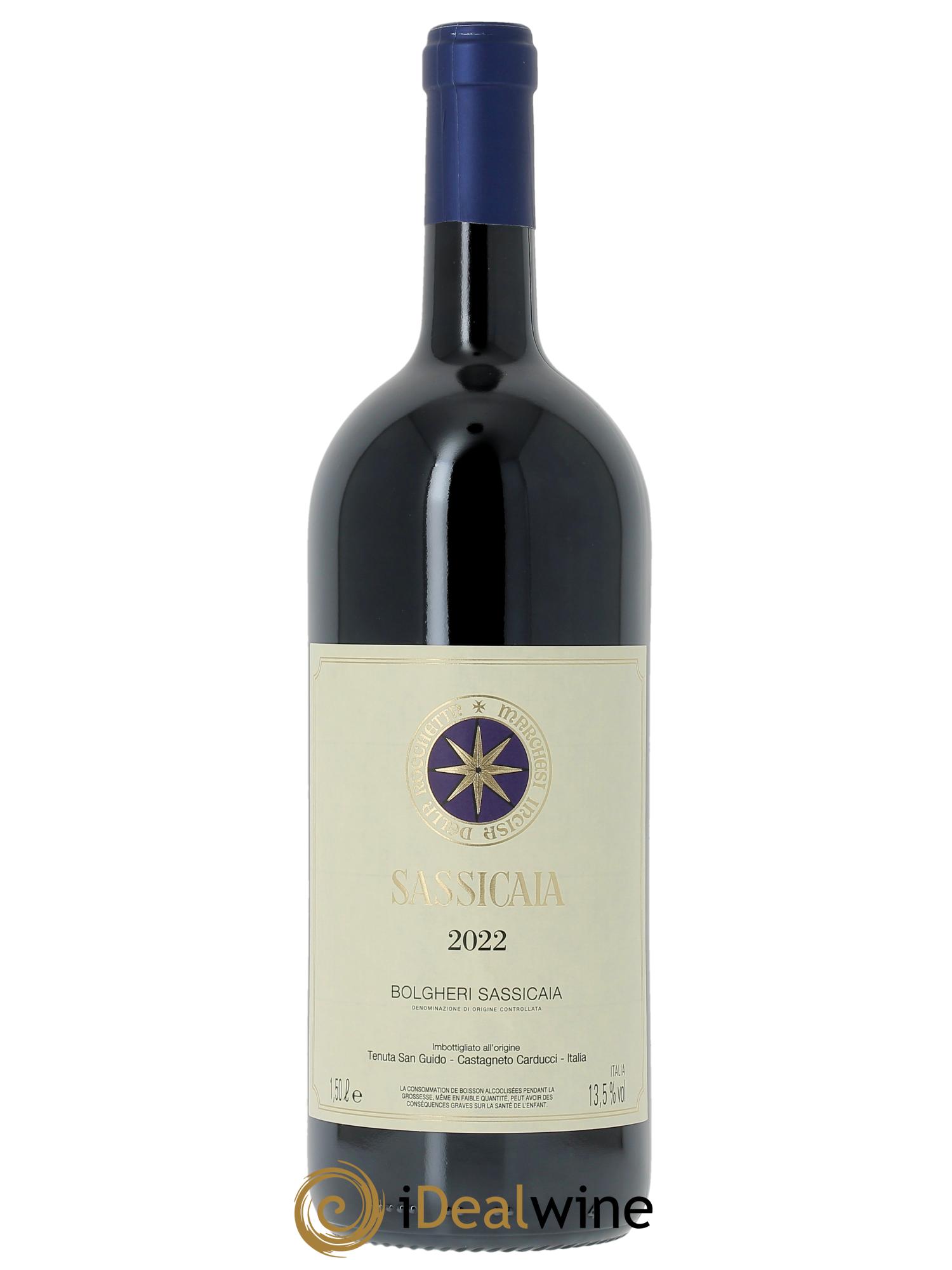 Bolgheri DOC Sassicaia Tenuta San Guido  2022 - Lot of 1 magnum - 1