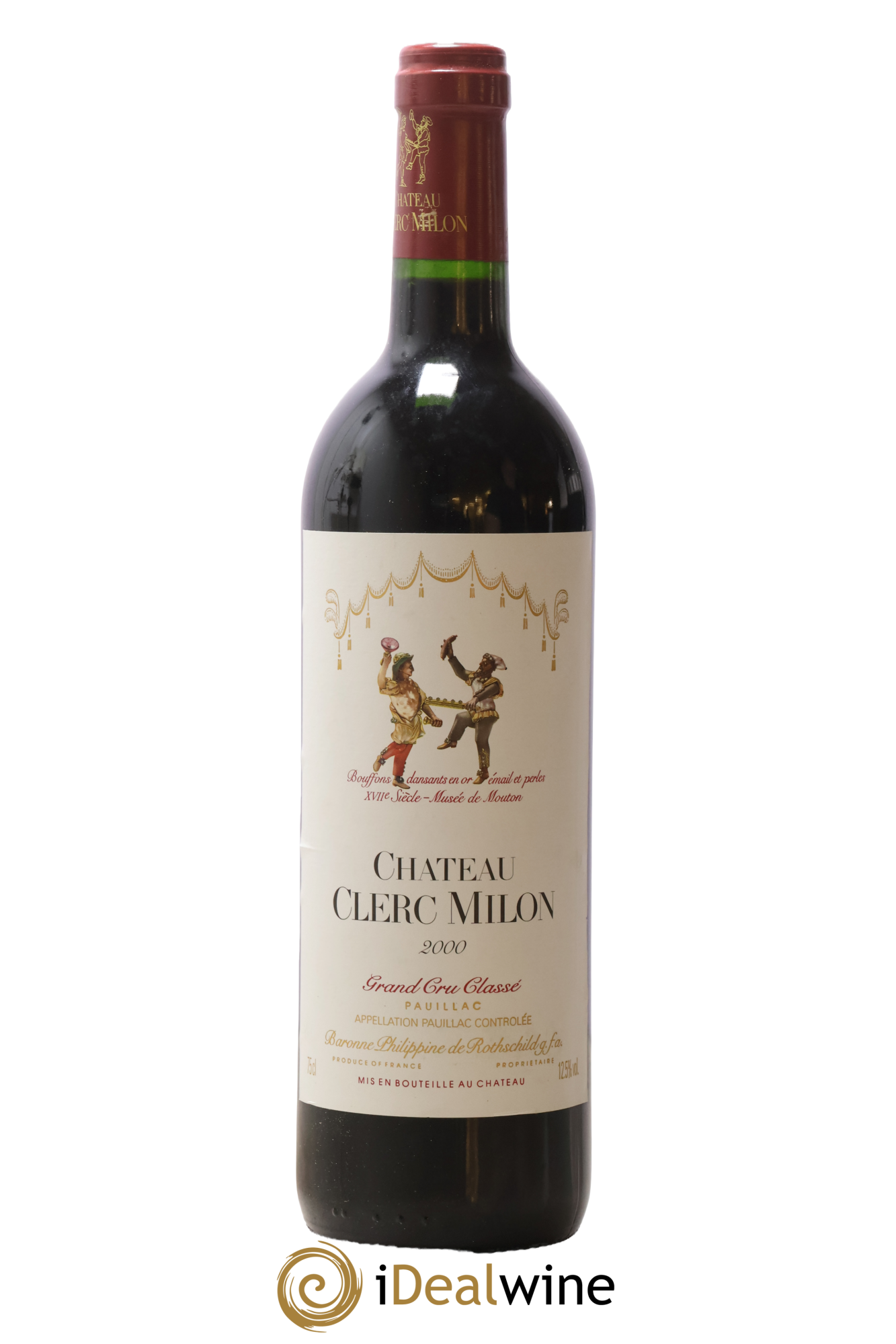 Château Clerc Milon 5ème Grand Cru Classé 2000 - Lot de 1 bouteille - 0