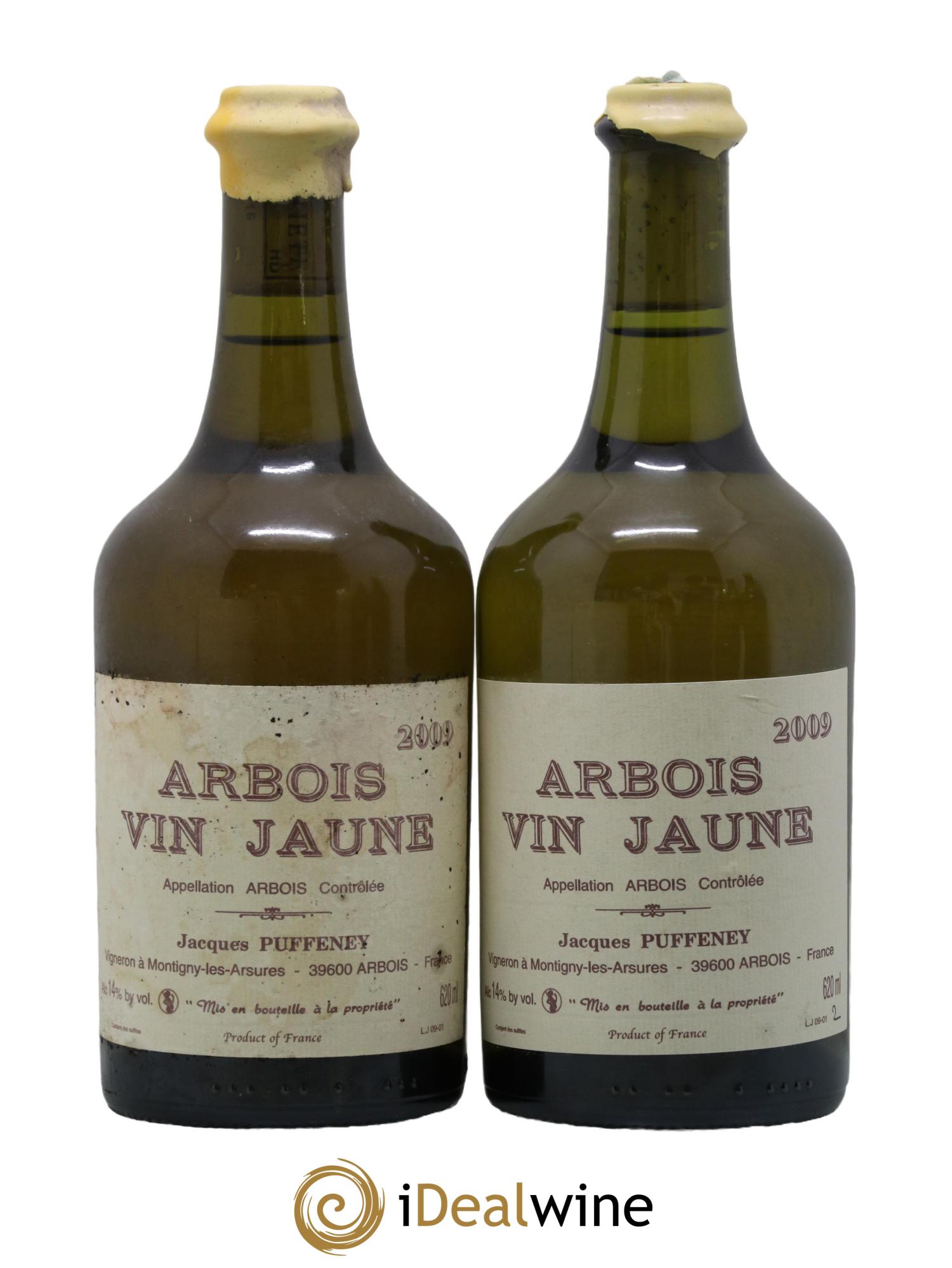 Arbois Vin Jaune Jacques Puffeney 2009 - Lot de 2 clavelins - 0