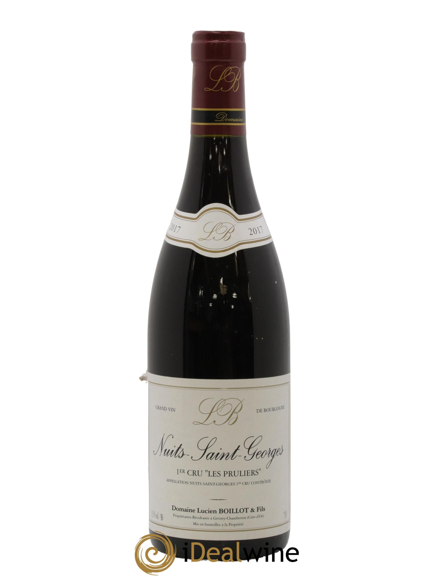 Nuits-Saint-Georges 1er Cru Les Pruliers Lucien Boillot & Fils (Domaine) 2017 - Lotto di 1 bottiglia - 0