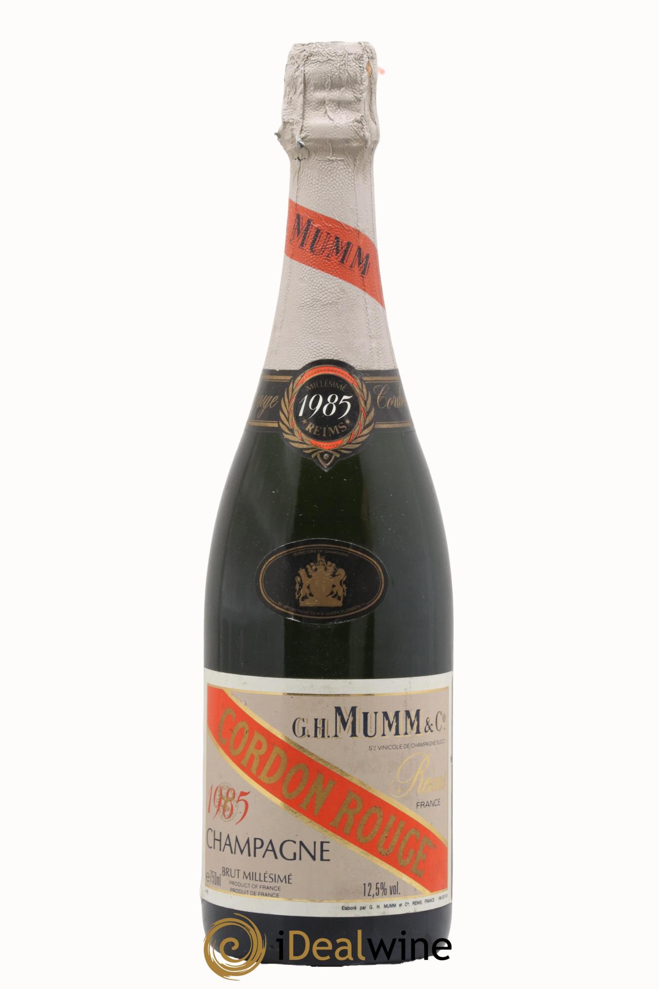 Cordon Rouge Mumm 1985 - Lot de 1 bouteille - 0