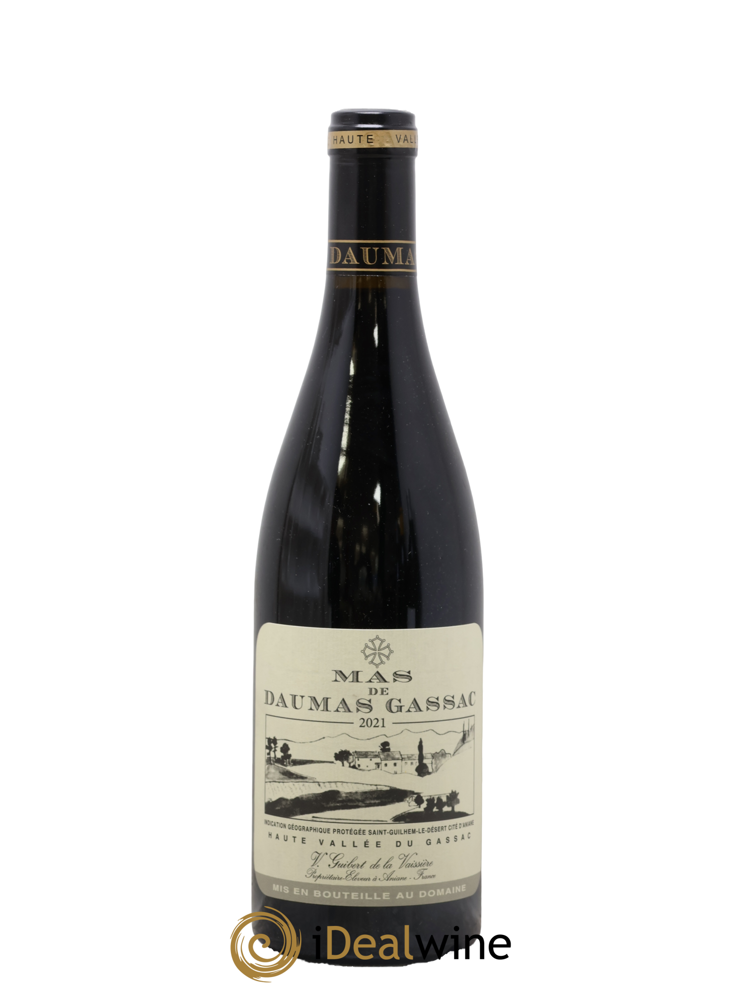 Saint-Guilhem-le-Désert - Cité d'Aniane Mas Daumas Gassac Famille Guibert de La Vaissière 2021 - Posten von 1 Flasche - 0