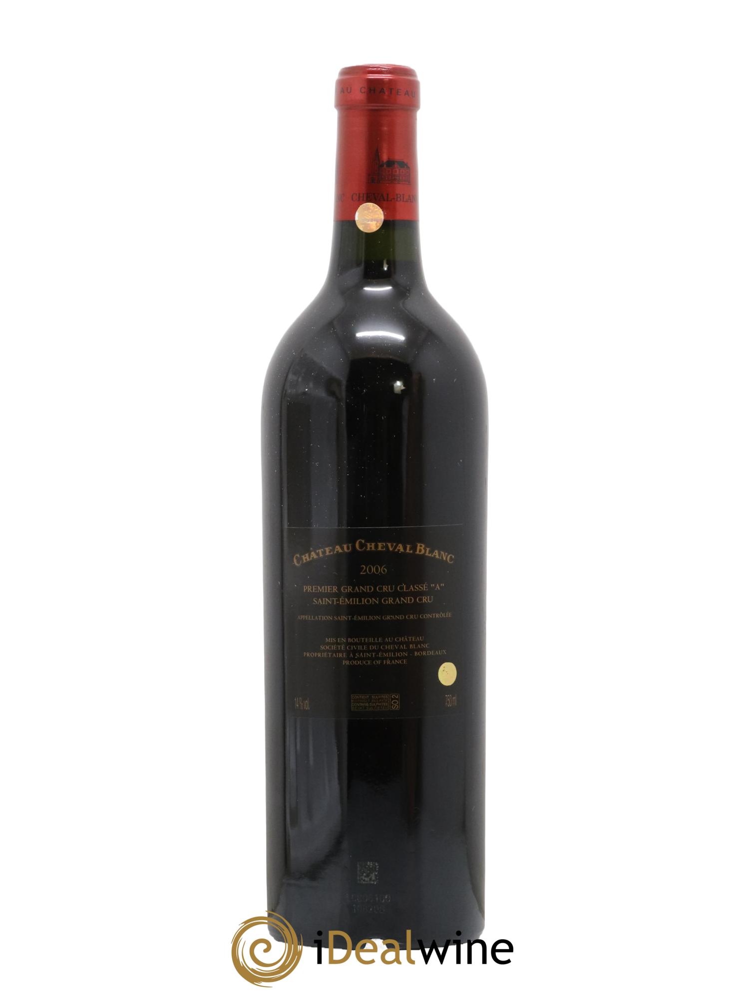 Château Cheval Blanc 1er Grand Cru Classé A 2006 - Lot de 1 bouteille - 1