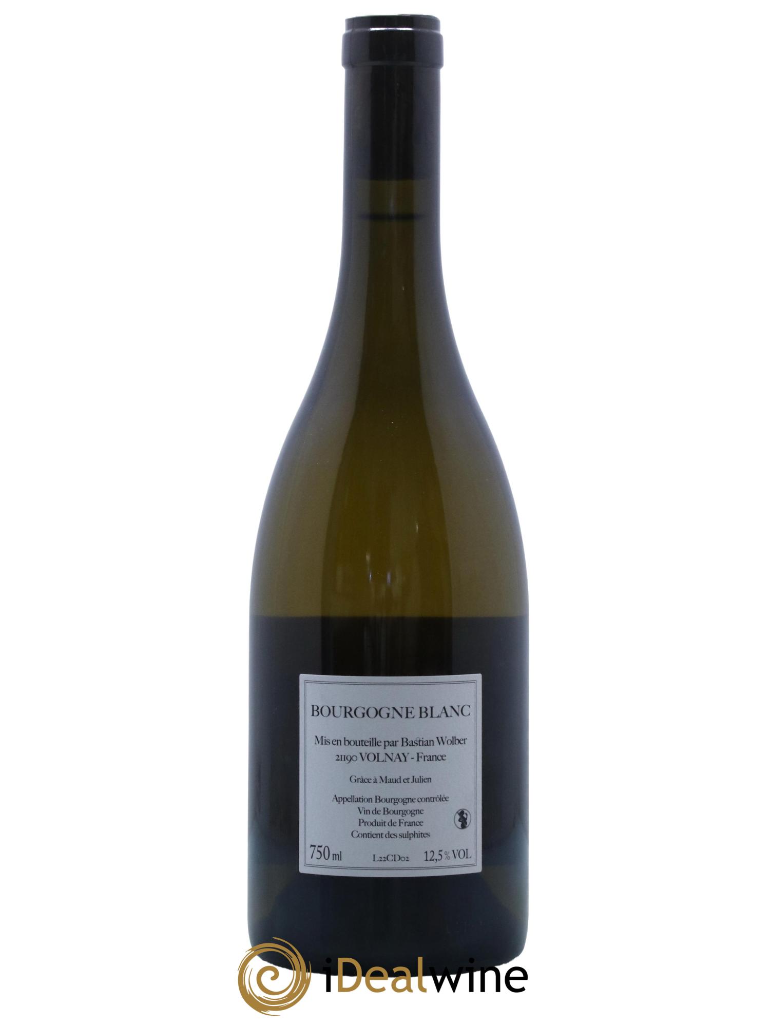 Bourgogne Laisse Tomber Bastian Wolber 2022 - Lot de 1 bouteille - 1