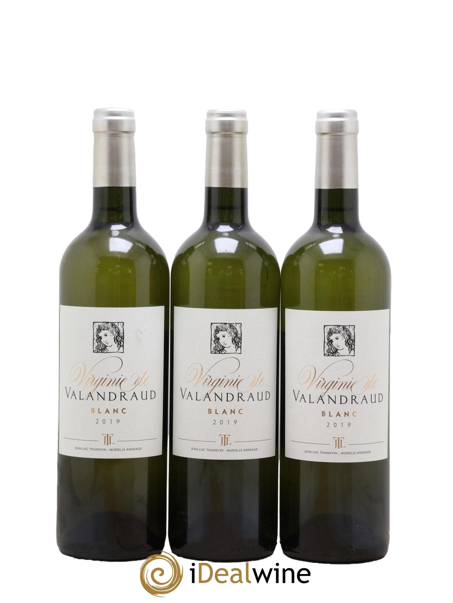 Bordeaux Virginie de Valandraud 2019 - Lot de 3 bouteilles - 0