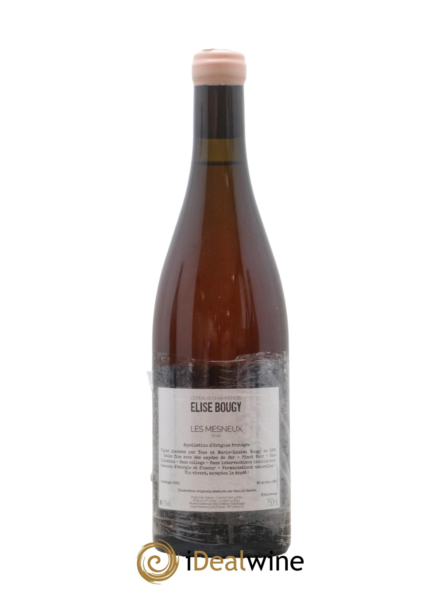 Coteaux Champenois Oser le Rose Les Mesneux Elise Bougy 2021 - Lot de 1 bouteille - 1