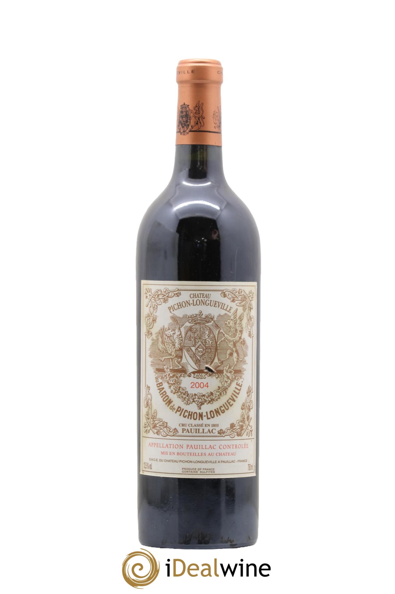 Pichon Longueville Baron 2ème Grand Cru Classé 2004 - Lot de 1 bouteille - 0