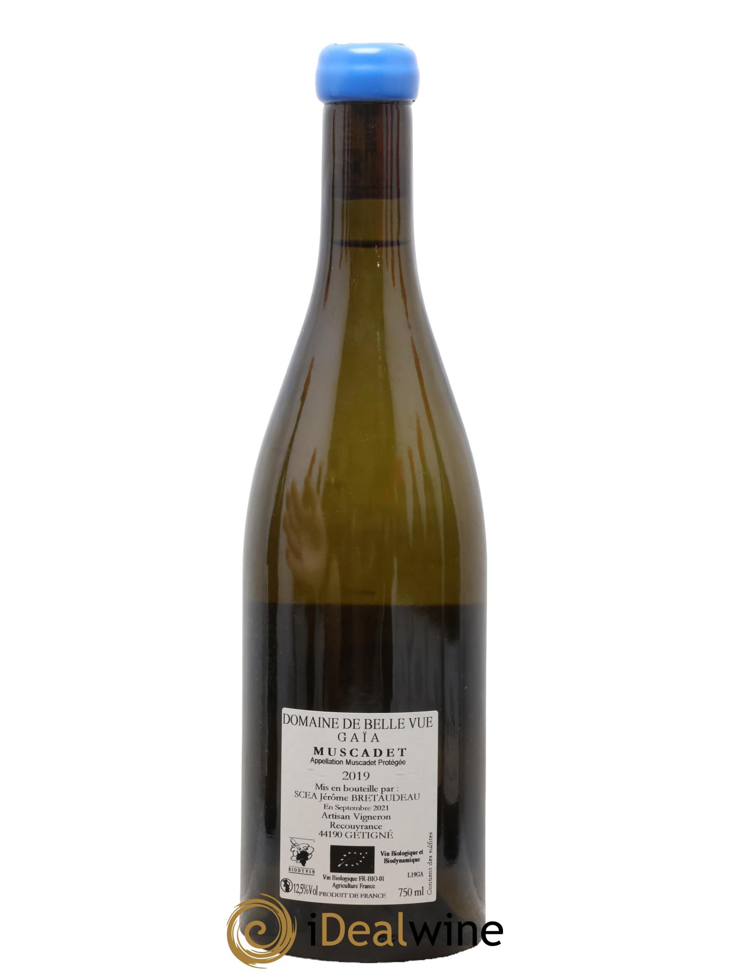 Muscadet-Sèvre-et-Maine Gaia Jérôme Bretaudeau - Domaine de Bellevue 2019 - Posten von 1 Flasche - 1