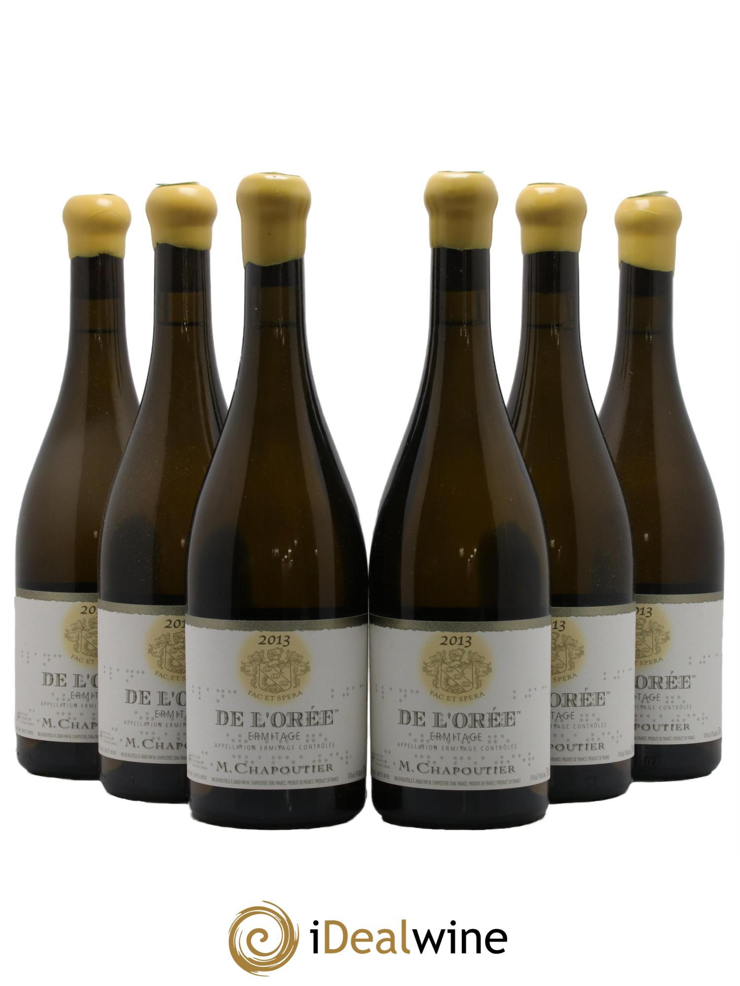 Hermitage Ermitage de l'Orée Chapoutier 2013 - Lot de 6 bouteilles - 0