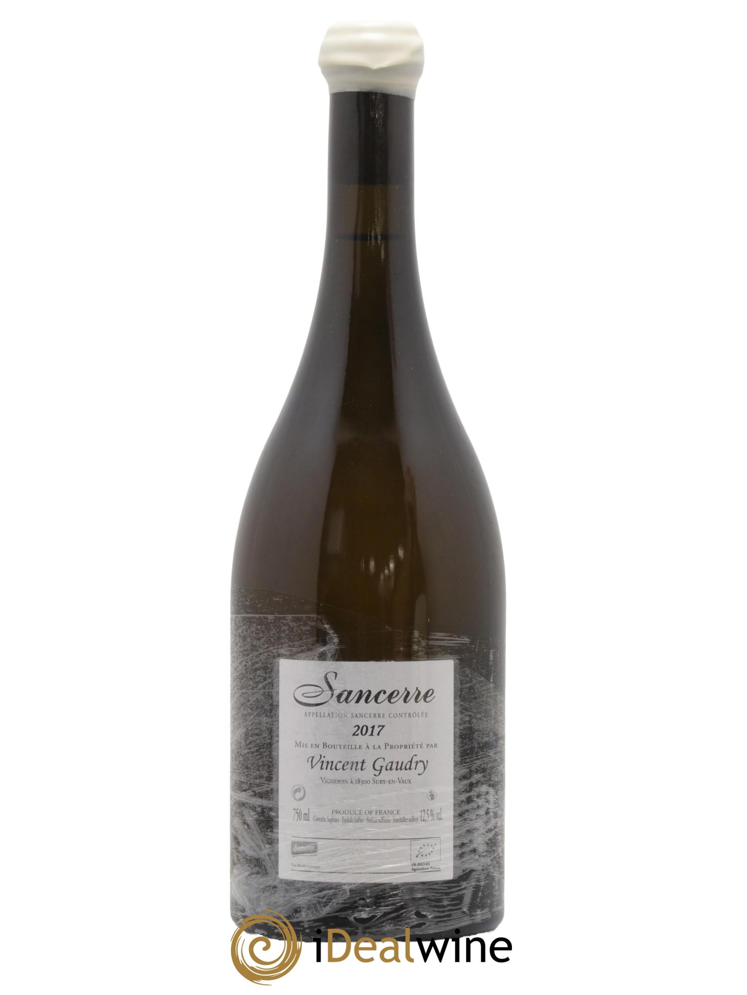 Sancerre A mi-chemin Vincent Gaudry 2017 - Lot de 1 bouteille - 1