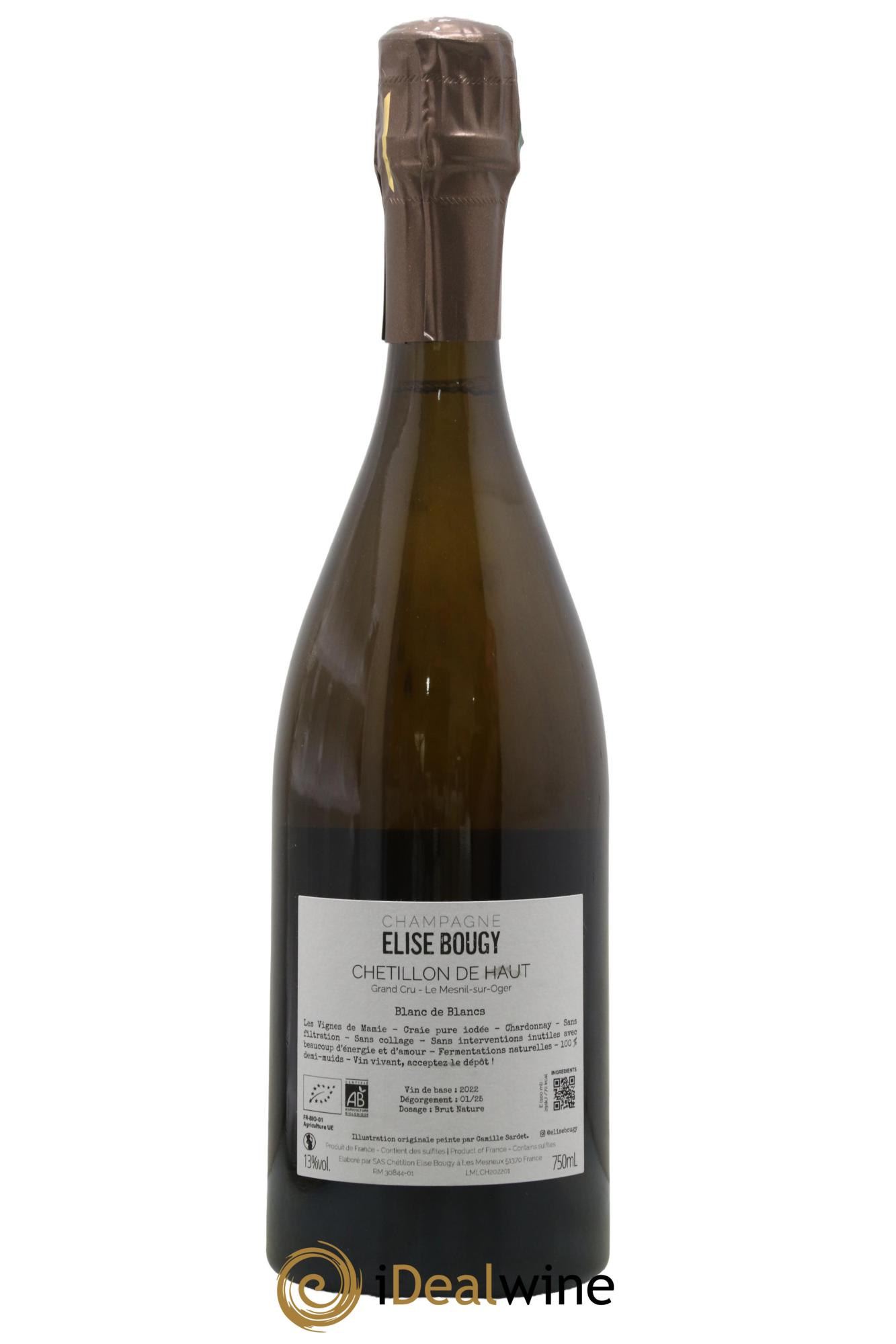 Chétillon de Haut Le Mesnil sur Oger Elise Bougy - Posten von 1 Flasche - 1