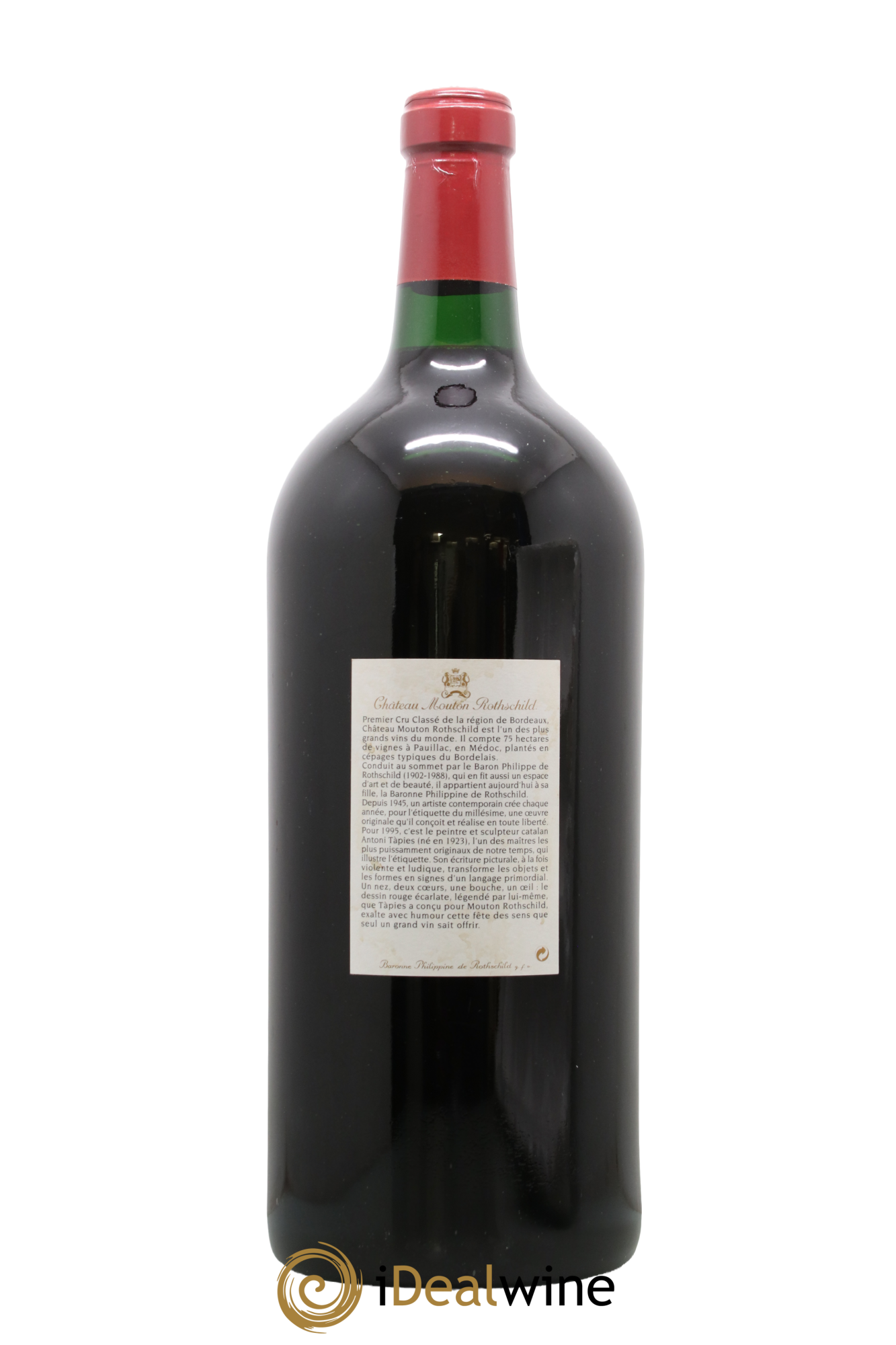 Château Mouton Rothschild 1er Grand Cru Classé 1995 - Lot of 1 Jeroboam - 1
