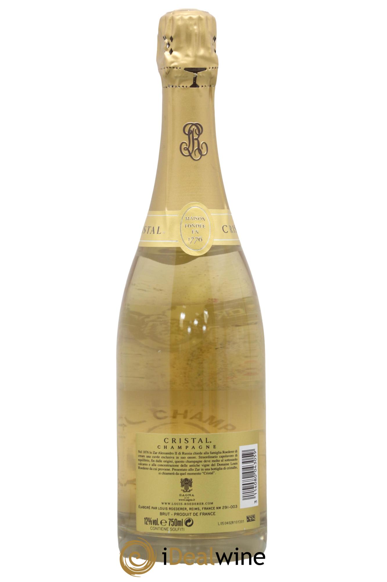 Cristal Louis Roederer 2013 - Lot of 1 bottle - 1