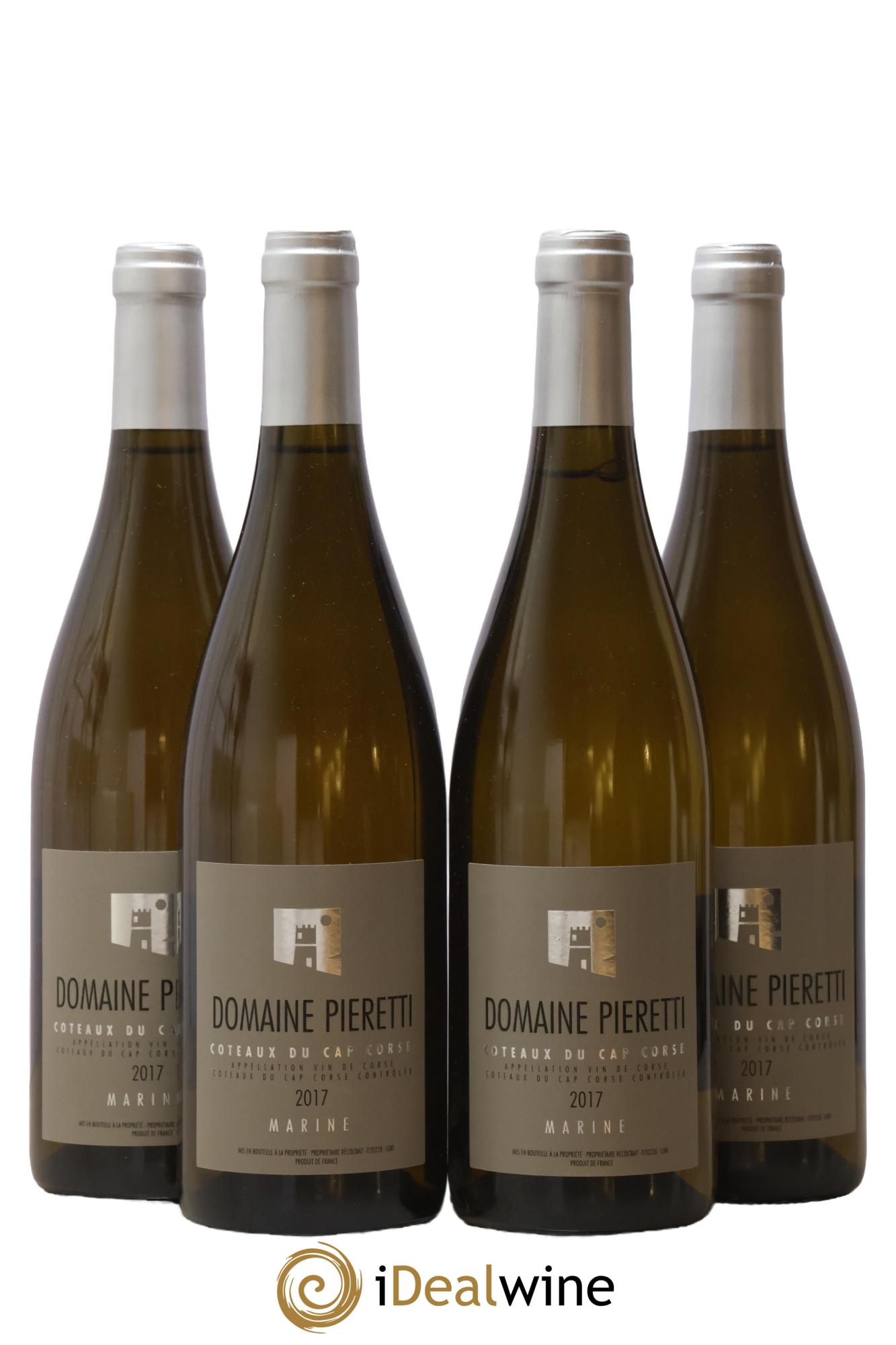 Vin de Corse Coteaux du Cap Corse Marine Domaine Pieretti 2017 - Lotto di 4 bottiglie - 0