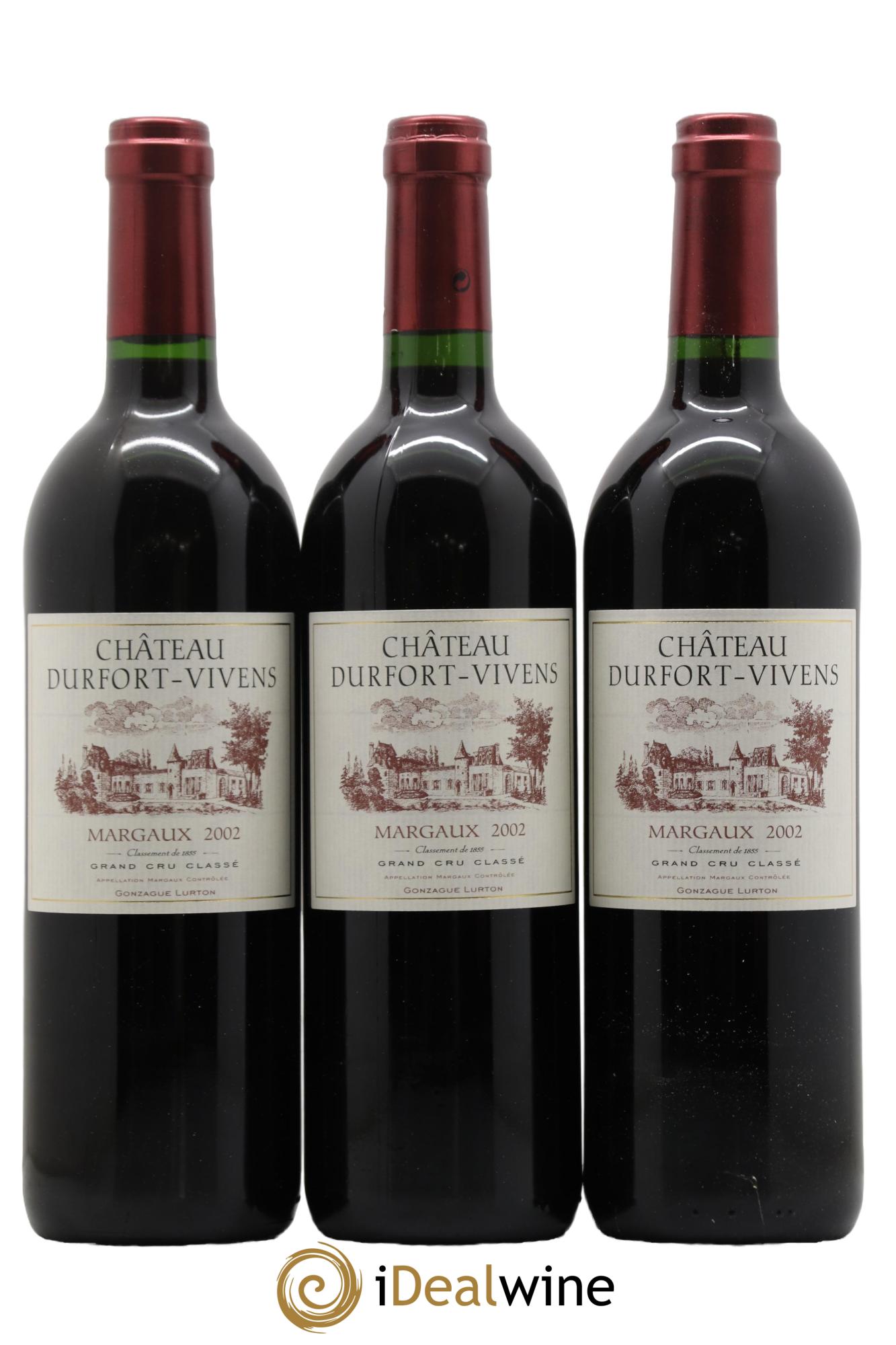 Château Durfort Vivens 2ème Grand Cru Classé 2002 - Lot de 12 bouteilles - 4