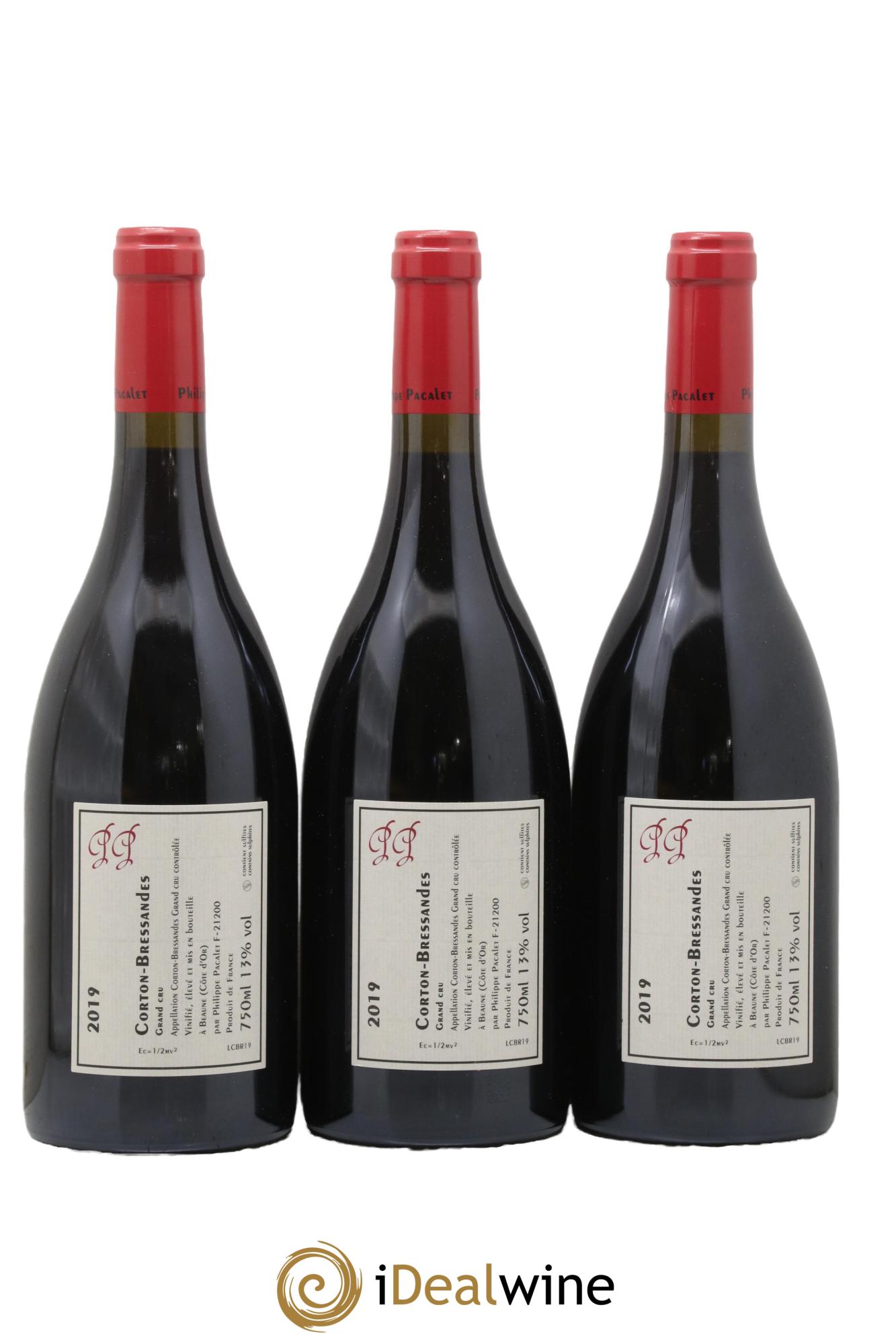 Corton Grand Cru Bressandes Philippe Pacalet 2019 - Lot de 3 bouteilles - 1