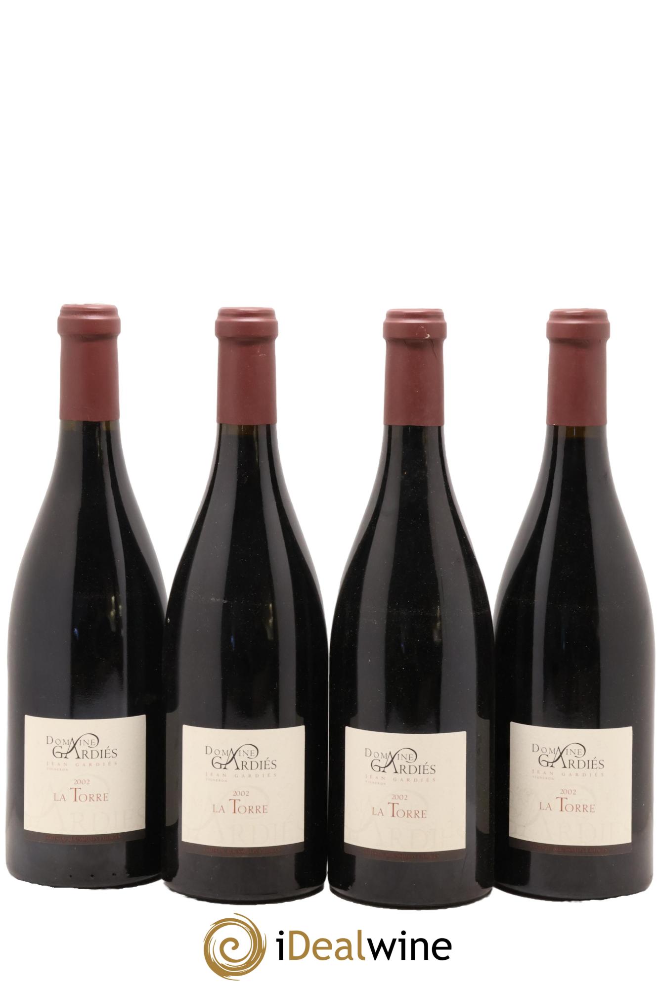 Côtes du Roussillon Gardiés (Domaine) La Torre 2002 - Lot of 4 bottles - 0