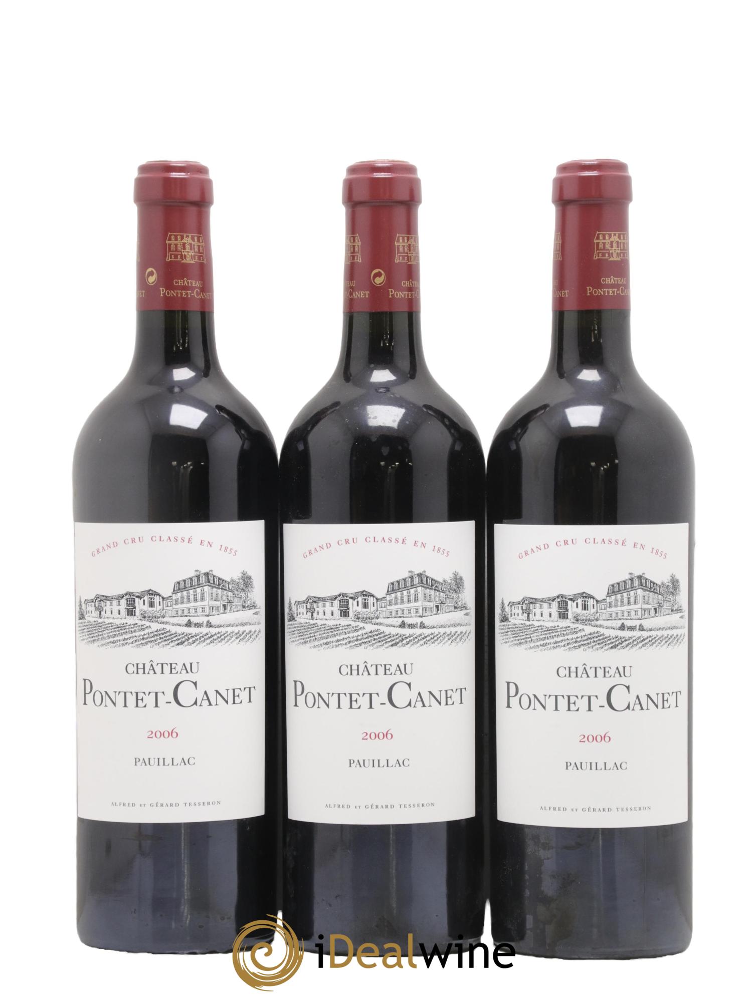 Château Pontet Canet 5ème Grand Cru Classé 2006 - Lot de 12 bouteilles - 2