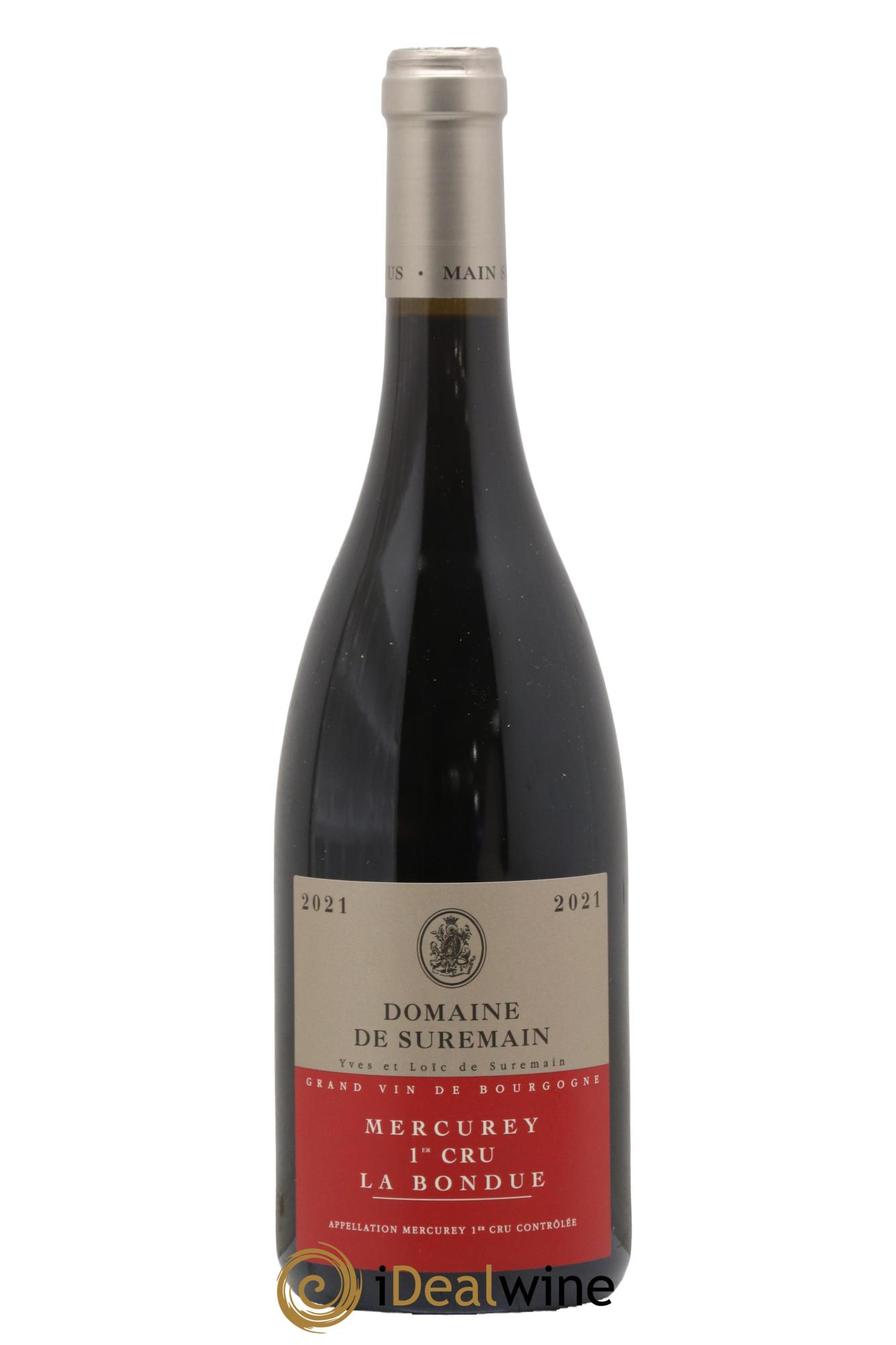 Mercurey 1er Cru La Bondue Domaine de Suremain 2021 - Lot de 1 bouteille - 0
