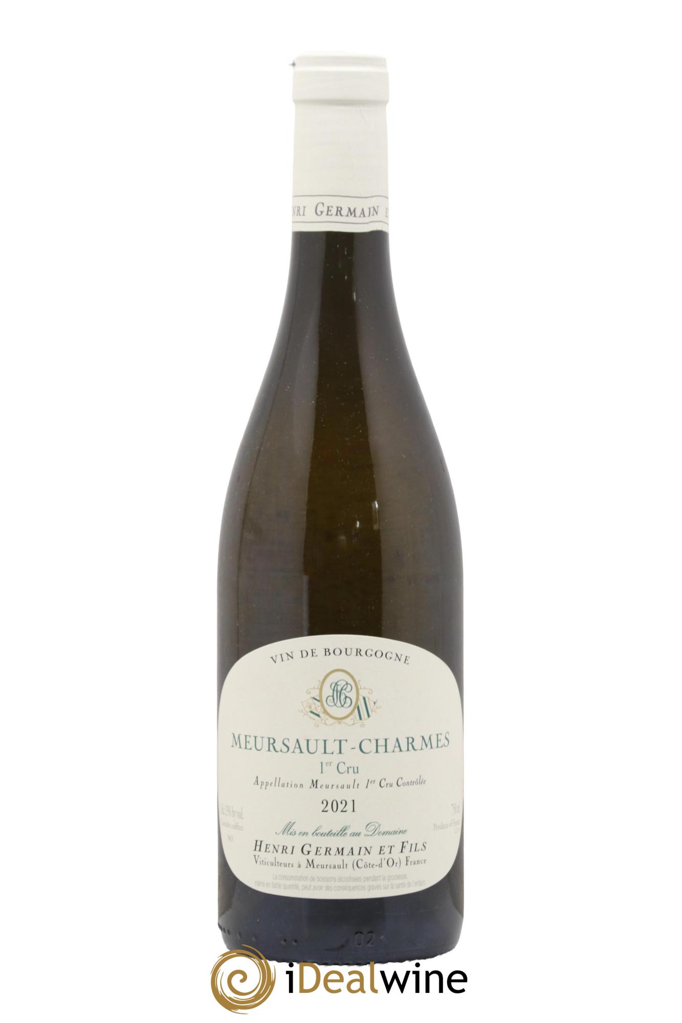 Meursault 1er Cru Charmes Henri Germain 2021 - Lot de 1 bouteille - 0