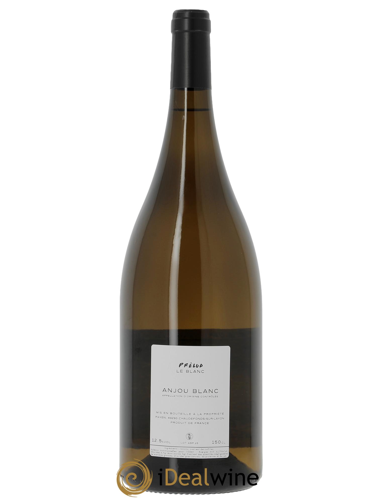 Anjou Prélud Le Blanc Domaine Payen  2025 - Lot de 1 magnum - 1