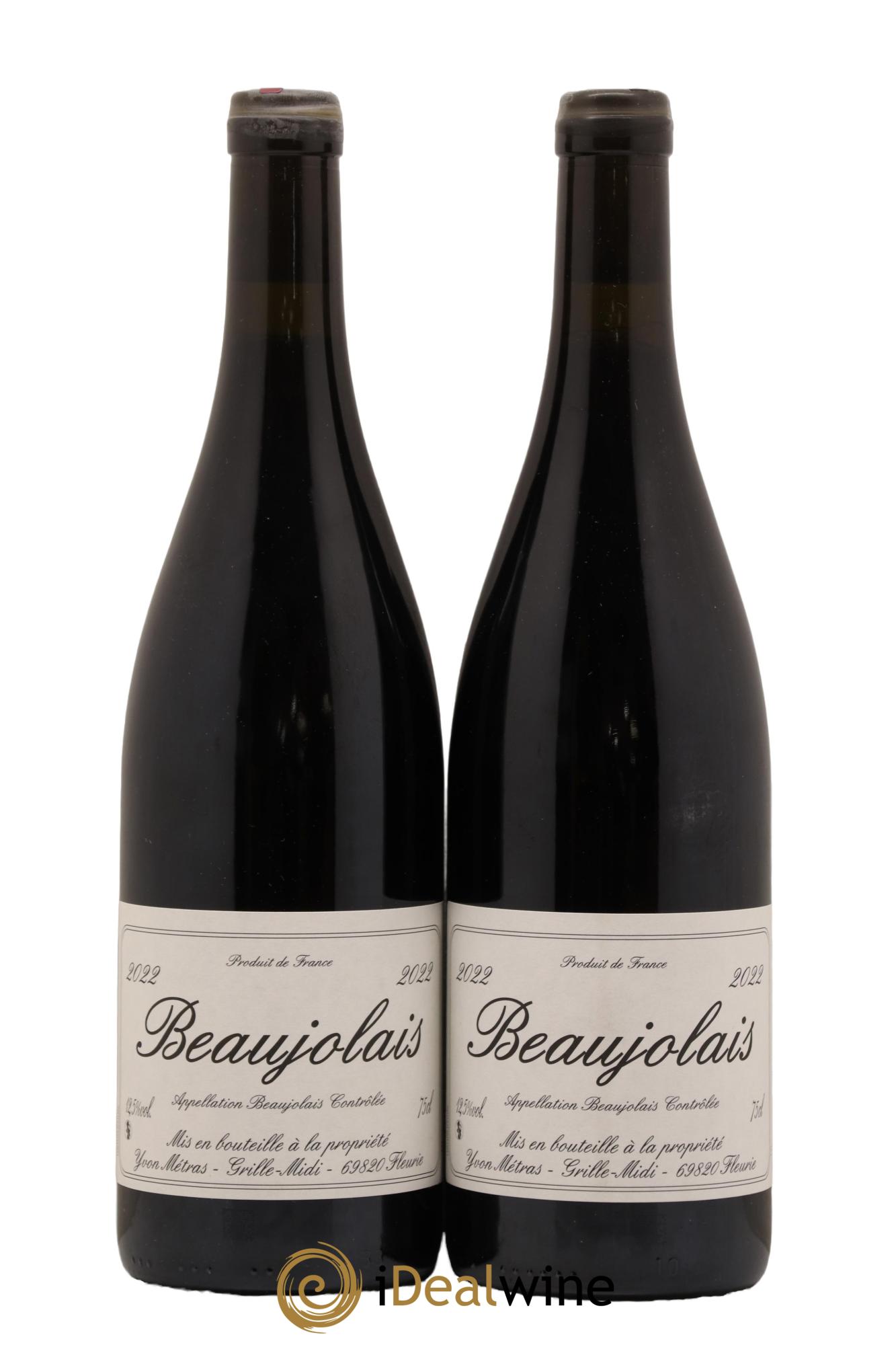 Beaujolais Yvon Métras 2022 - Lot de 2 bouteilles - 0