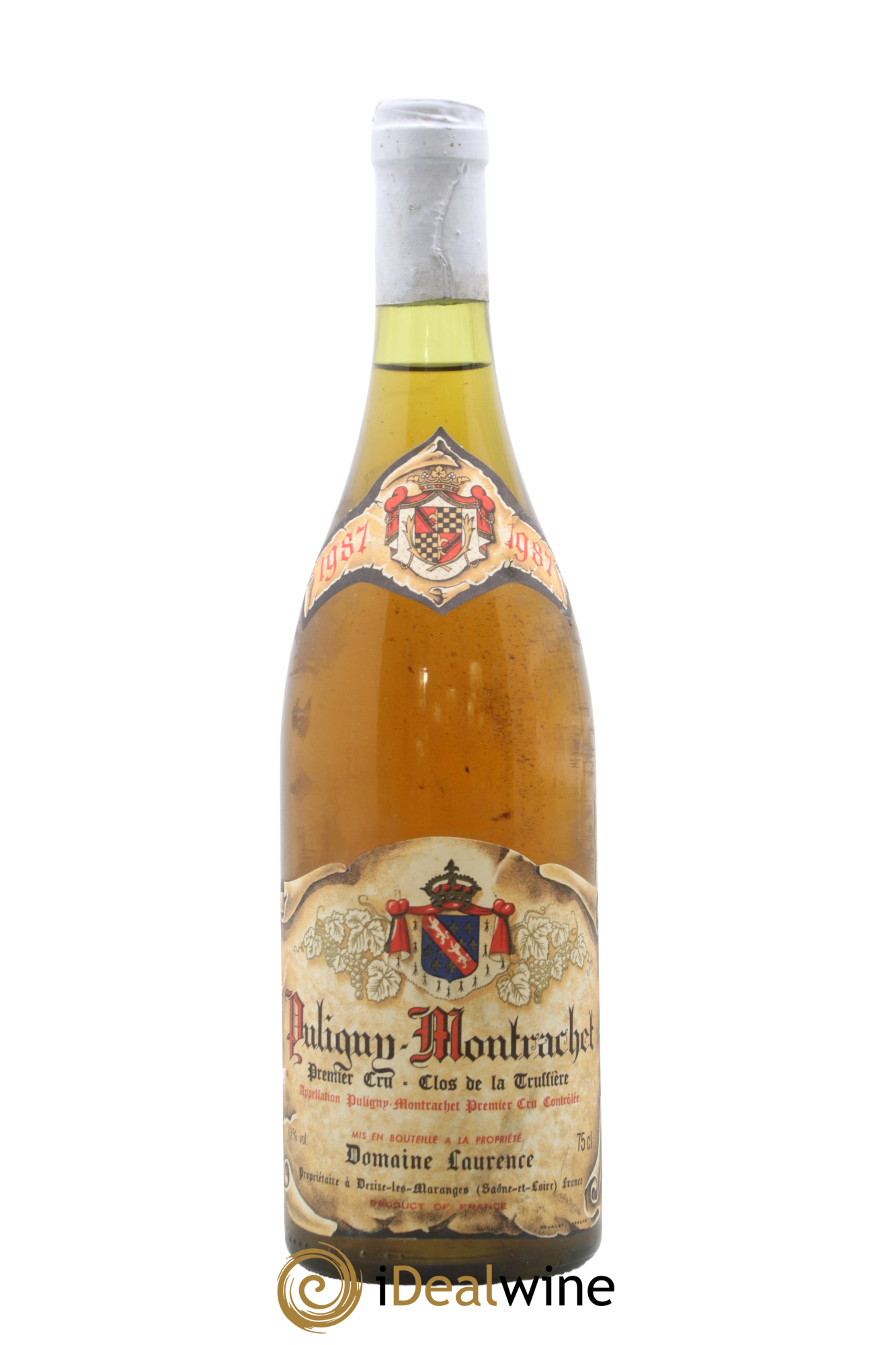 Puligny-Montrachet 1er Cru Clos De La Truffière Domaine Laurence 1987 - Lot de 1 bouteille - 0