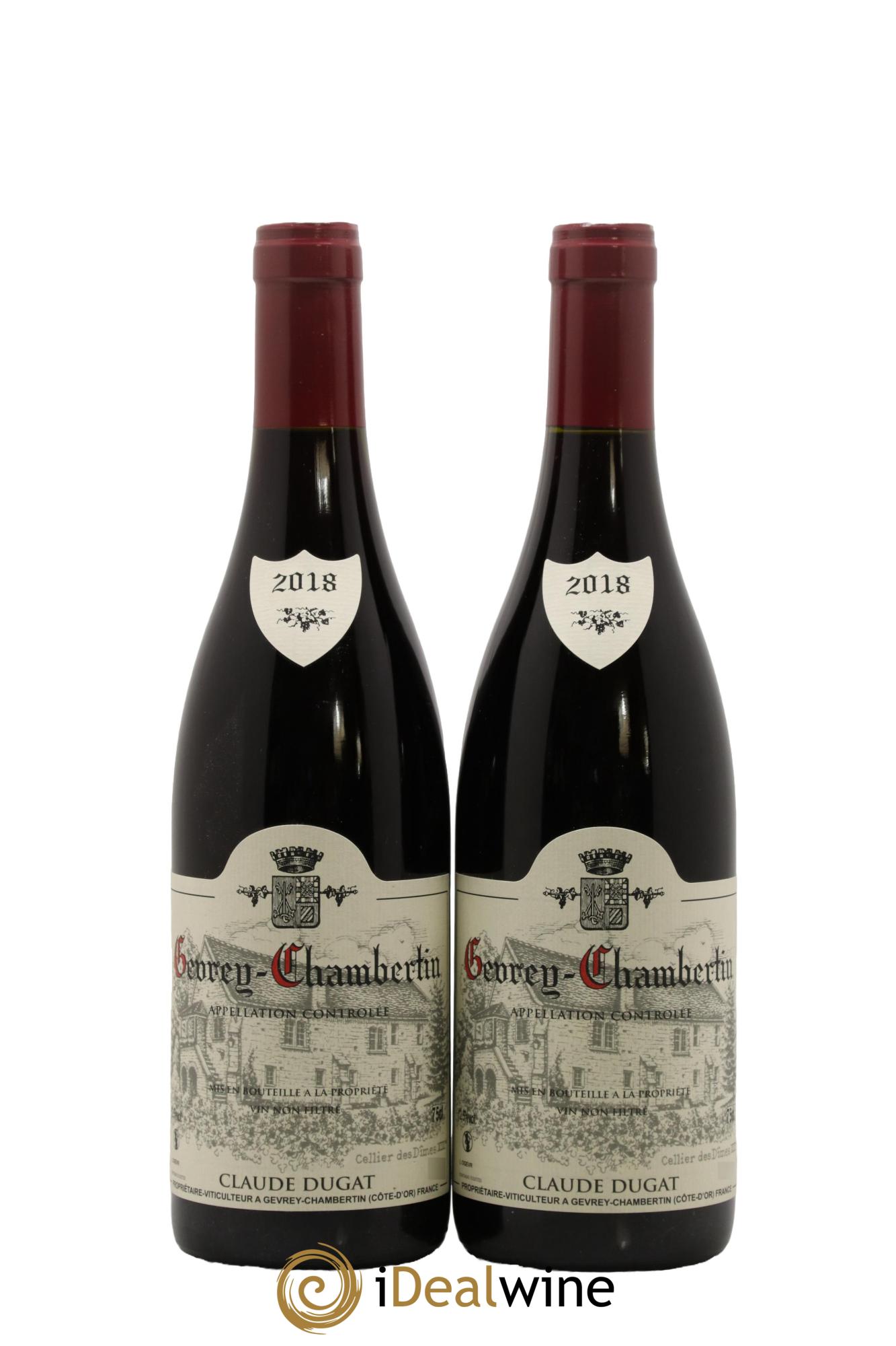 Gevrey-Chambertin Claude Dugat 2018 - Lot de 2 bouteilles - 0