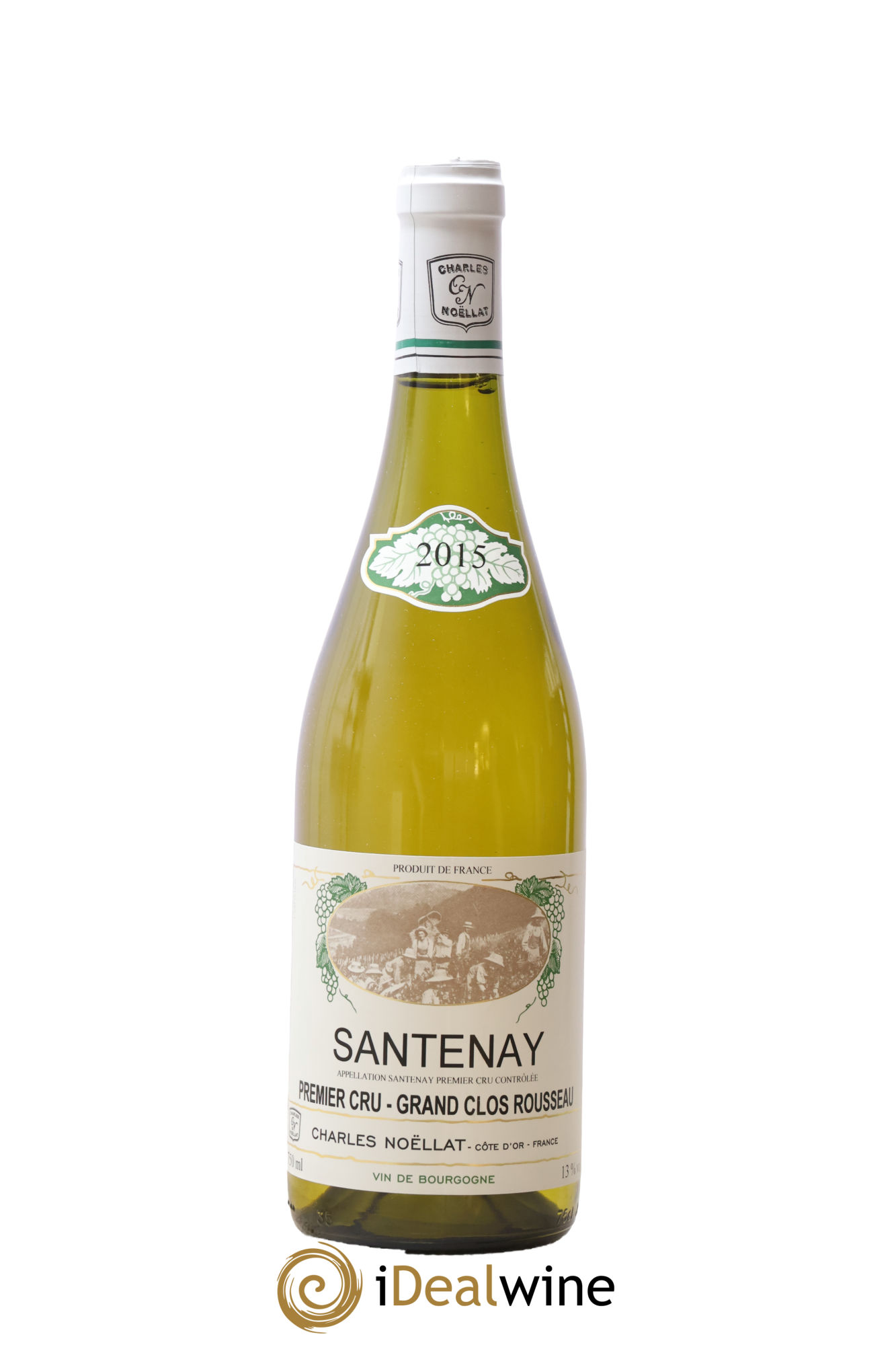 Santenay 1er Cru Grand Clos Rousseau Charles Noëllat 2015 - Lot de 1 bouteille - 0
