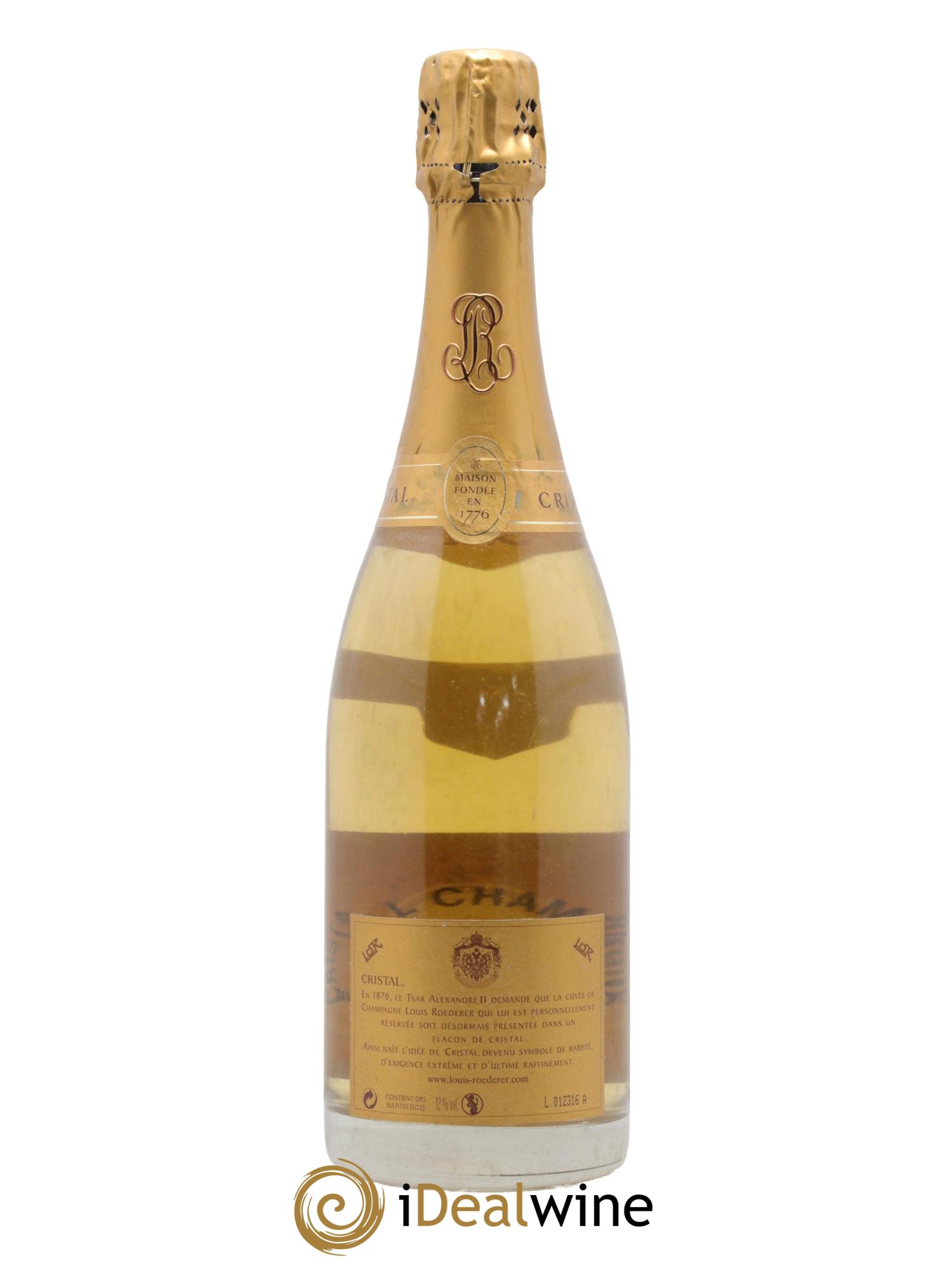 Cristal Louis Roederer 1993 - Lot of 1 bottle - 1