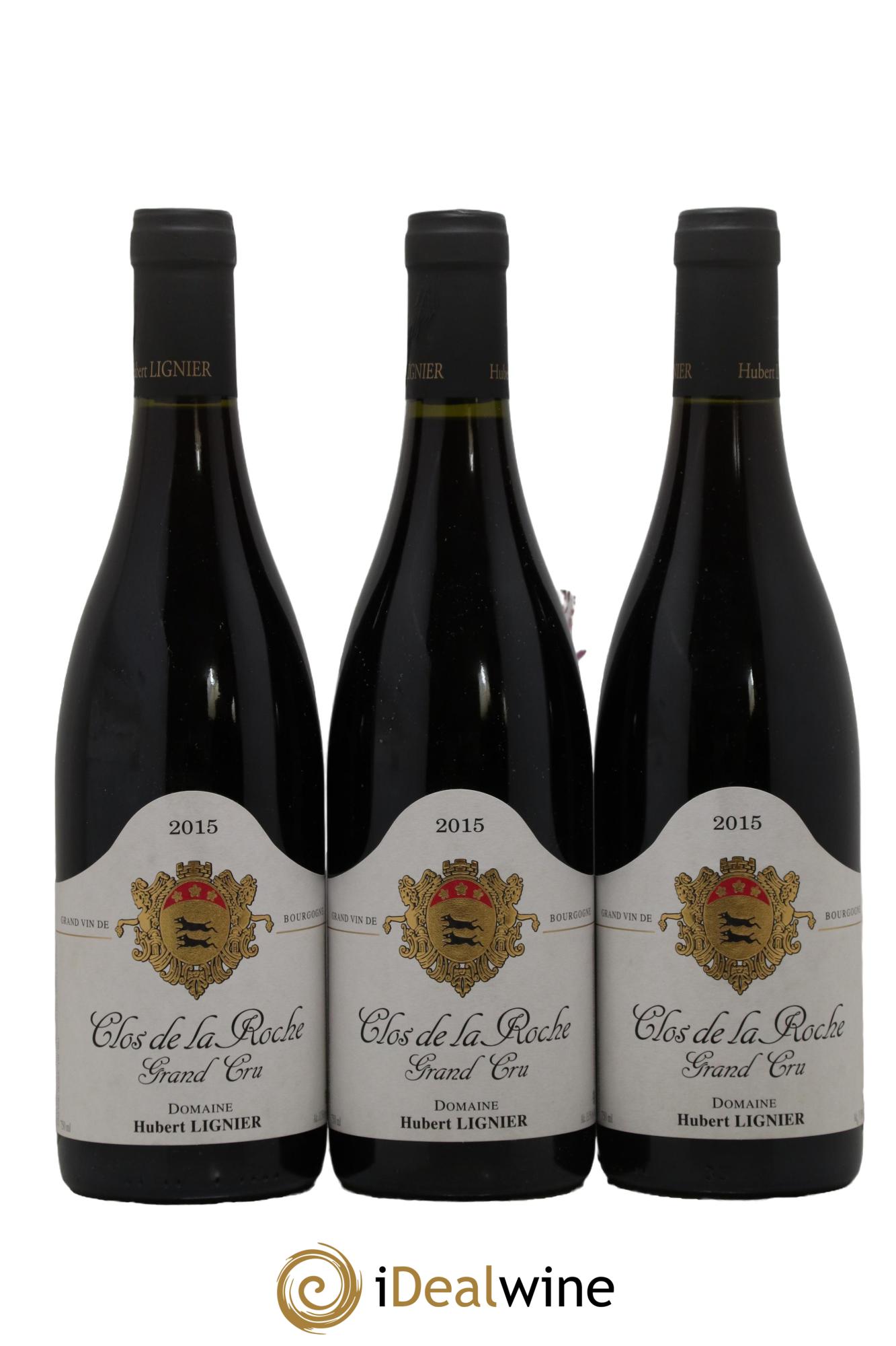 Clos de la Roche Grand Cru Hubert Lignier (Domaine) 2015 - Lot de 3 bouteilles - 0