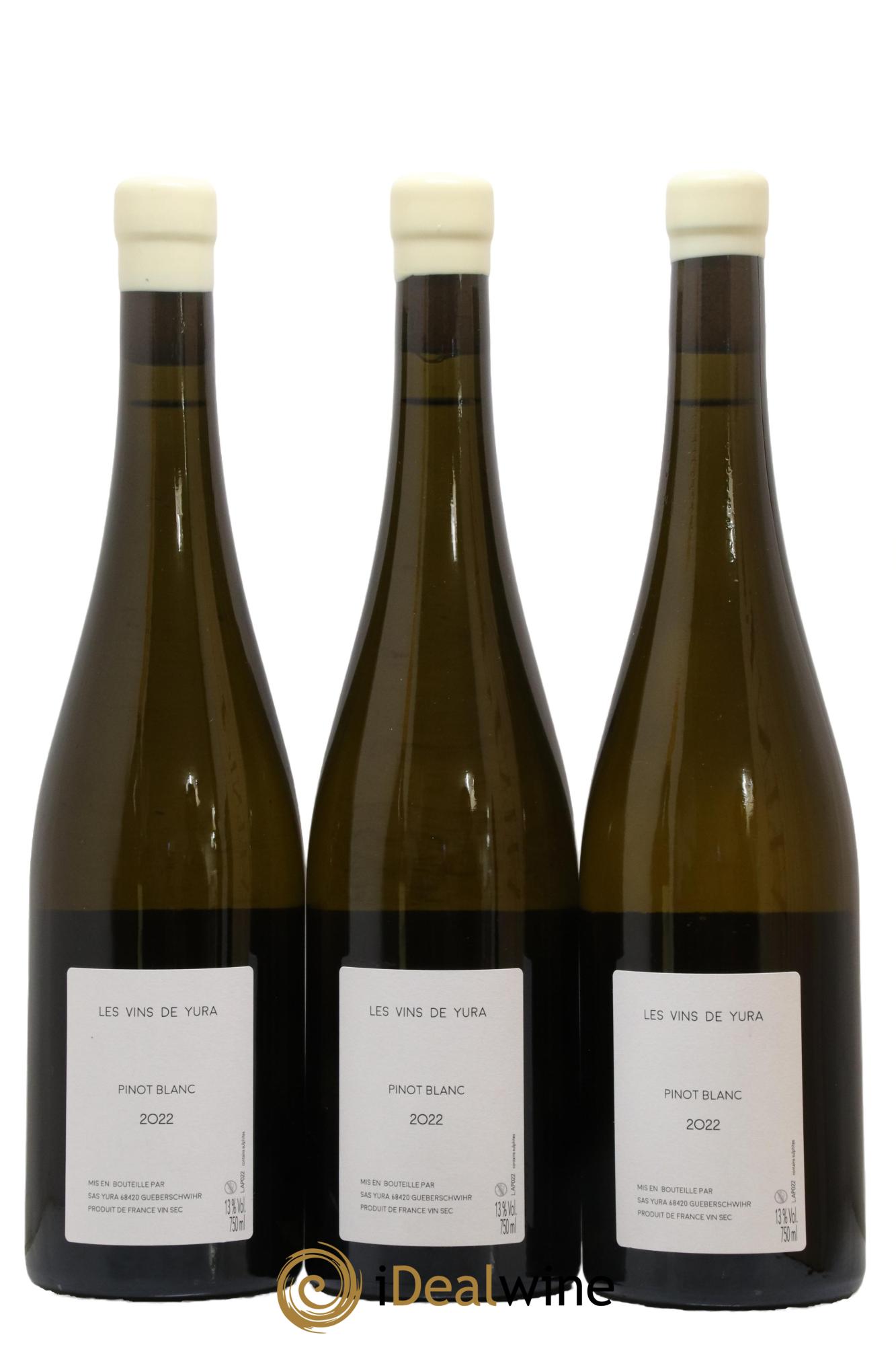 Alsace L'abeille et le papillon Jintaro Yura 2022 - Lot of 3 bottles - 1