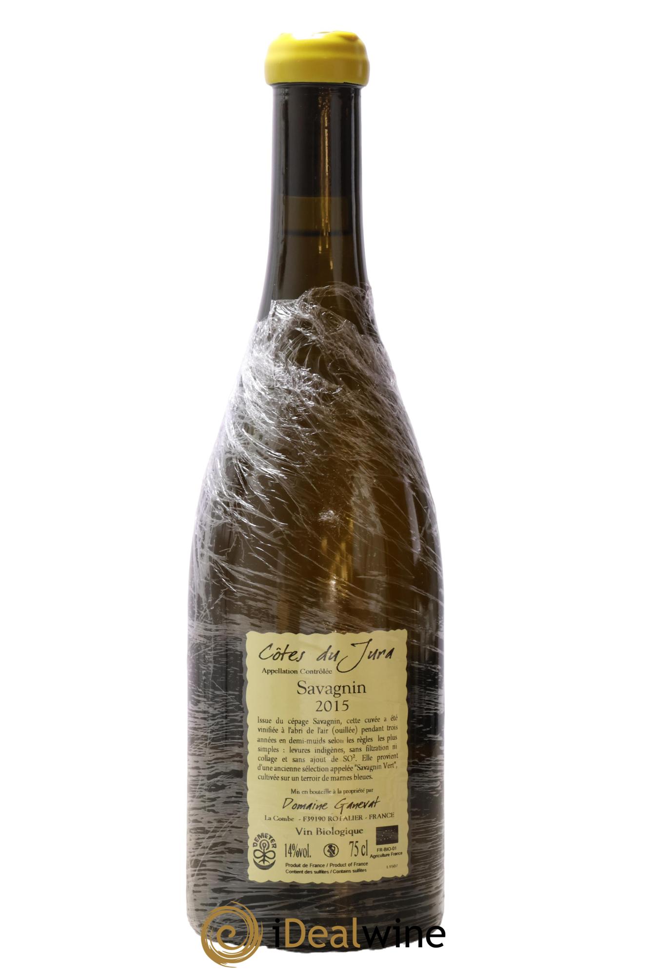 Côtes du Jura Les Chalasses Marnes Bleues Jean-François Ganevat (Domaine) 2015 - Lot de 1 bouteille - 1