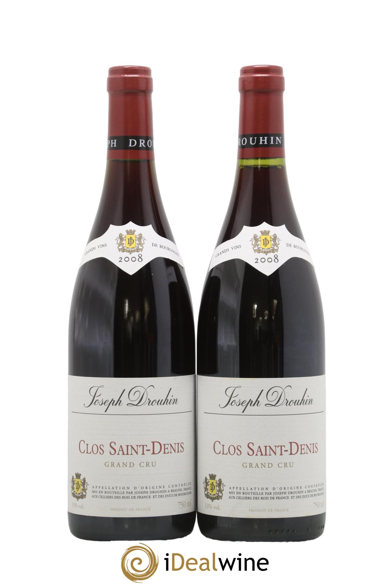 Clos Saint-Denis Grand Cru Joseph Drouhin 2008 - Lot de 2 bouteilles - 0