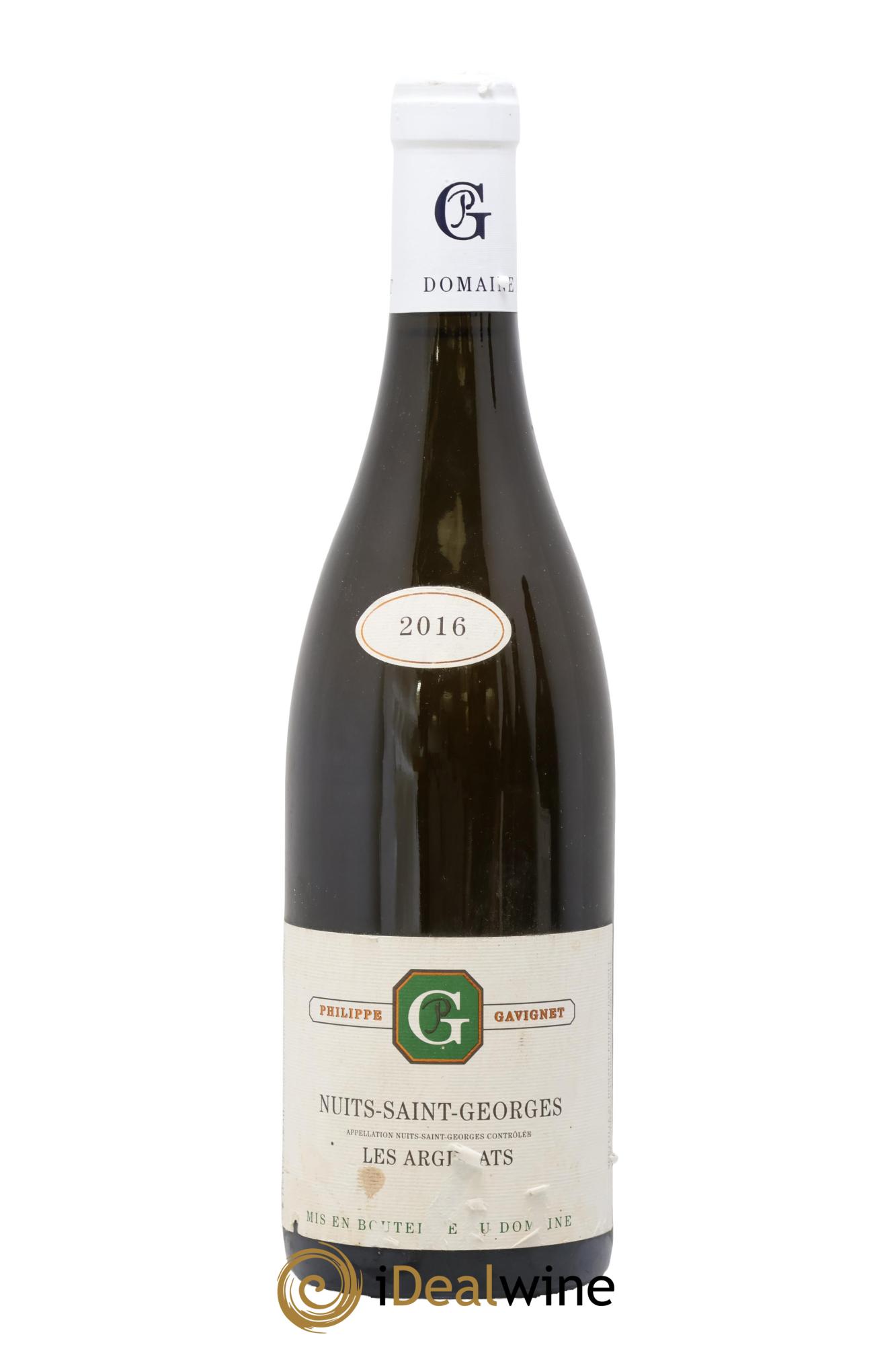 Nuits-Saint-Georges Les Argillats Philipe Gavignet 2016 - Lot de 1 bouteille - 0