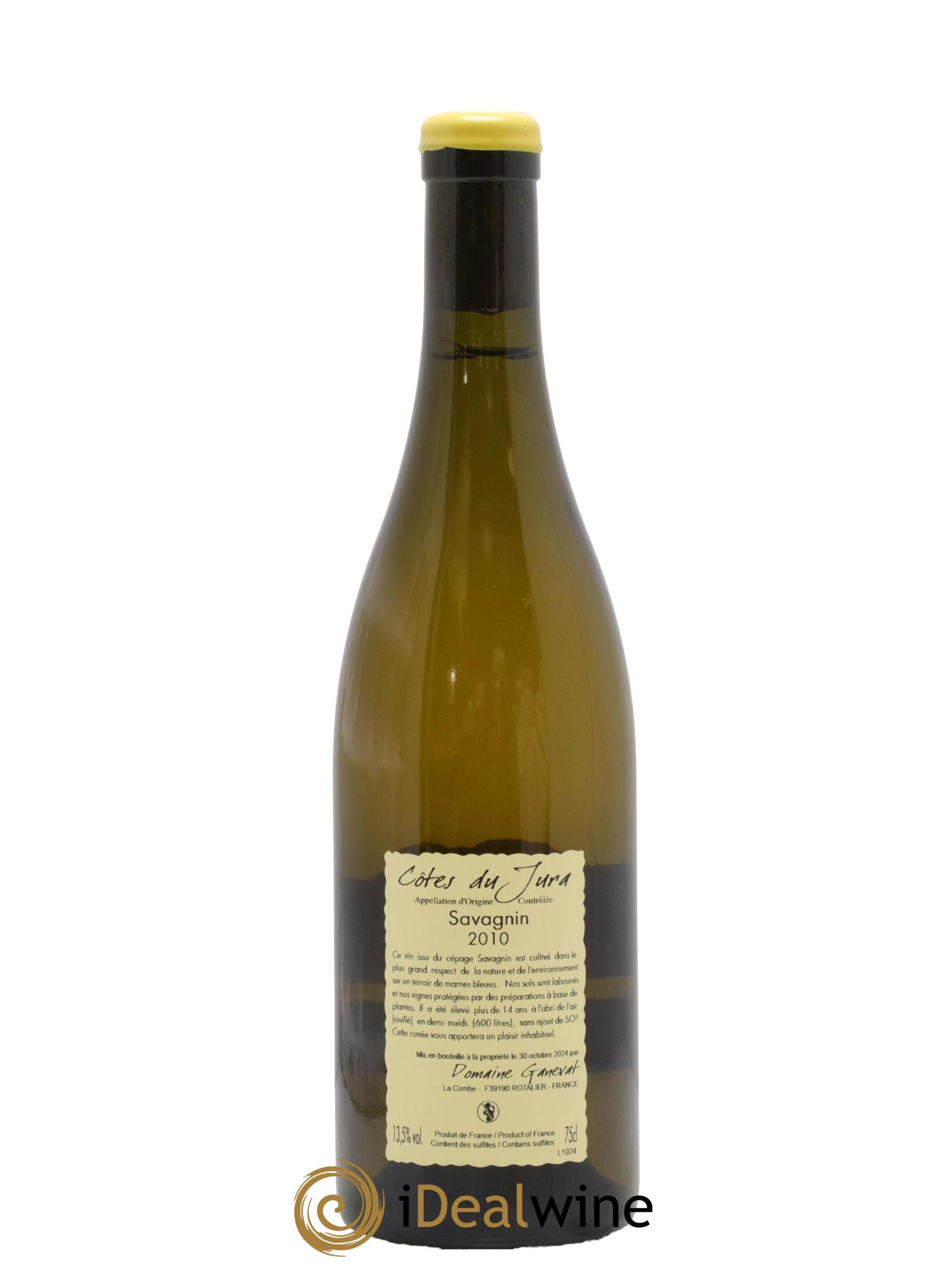 Côtes du Jura Les Vignes de mon Père Jean-François Ganevat (Domaine) 2010 - Lot de 1 bouteille - 1