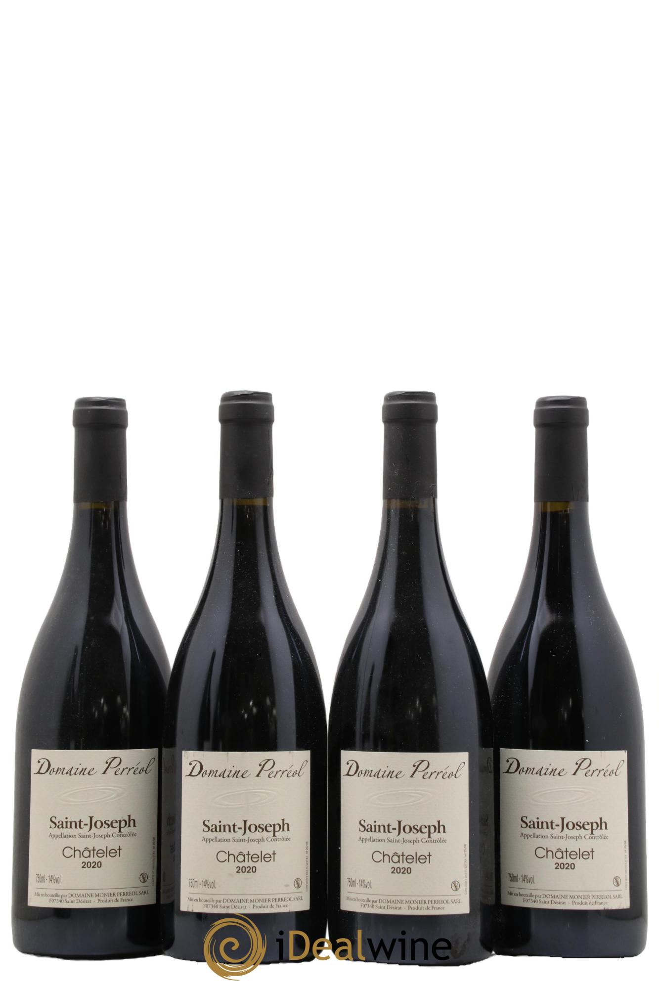 Saint-Joseph Chatelet Monier Perréol 2020 - Lot de 4 bouteilles - 0