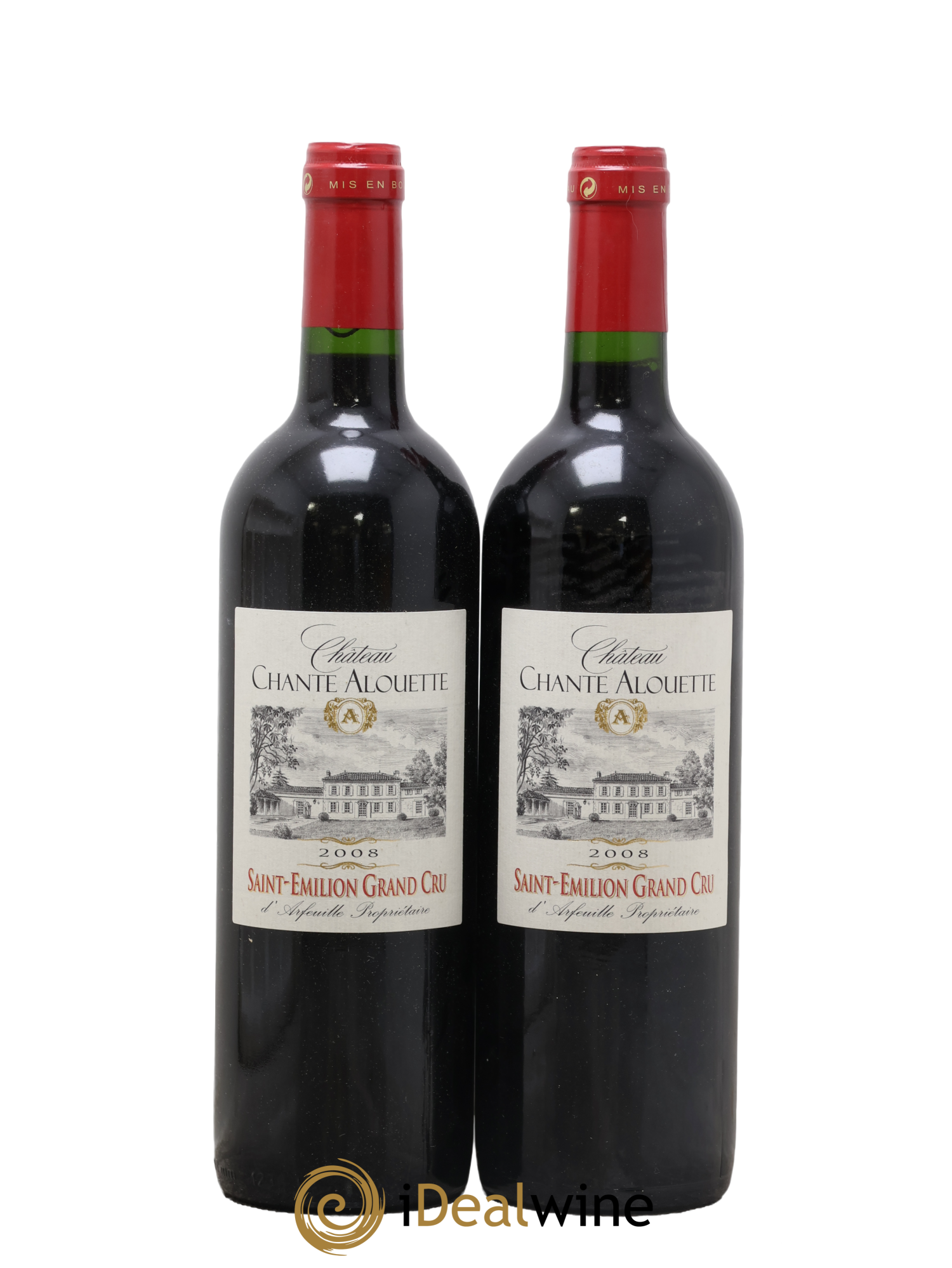Saint-Émilion Grand Cru Château Chante Alouette 2008 - Posten von 2 Flaschen - 0