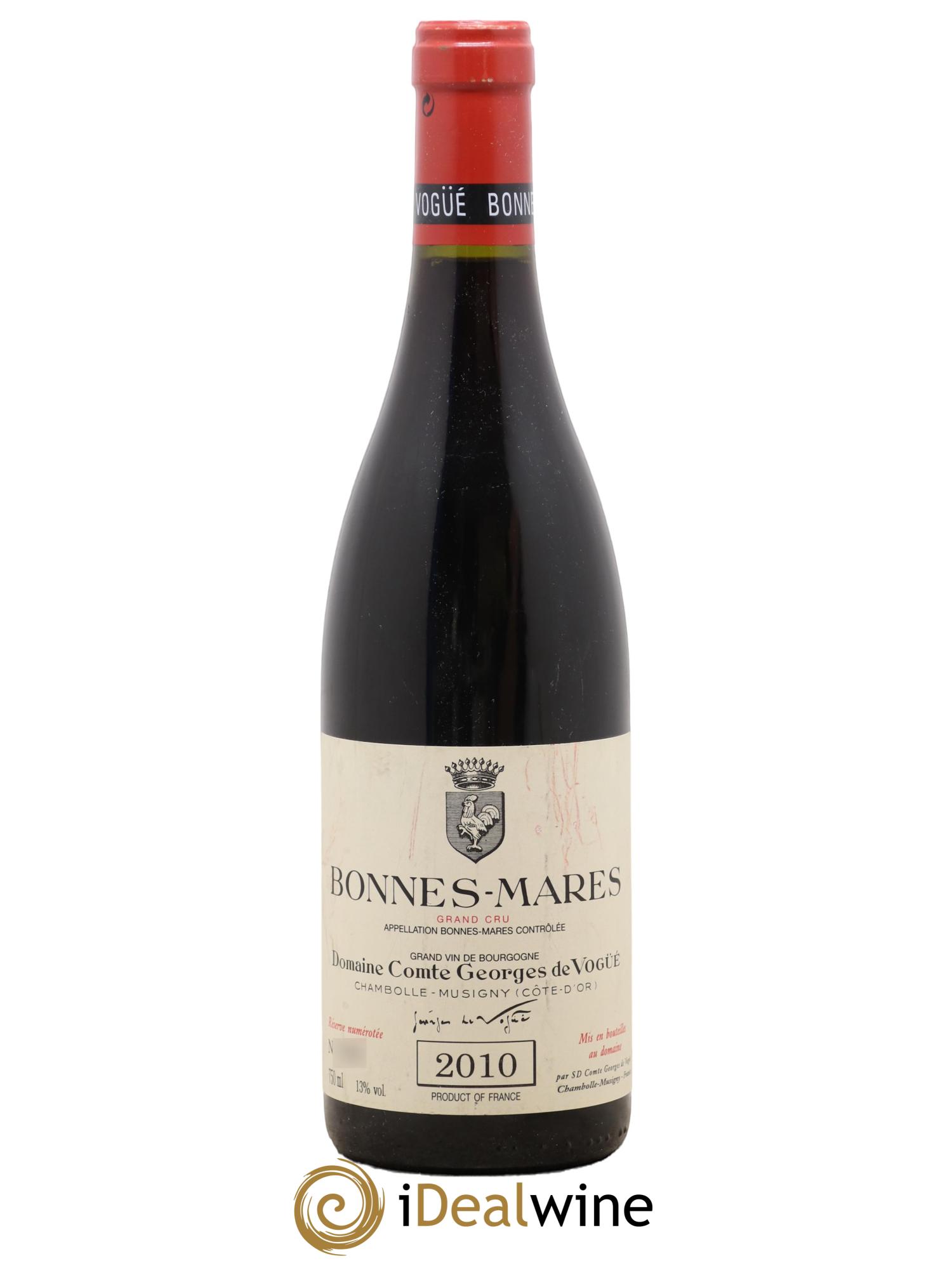 Bonnes-Mares Grand Cru Comte Georges de Vogüé  2010 - Lot de 1 bouteille - 0