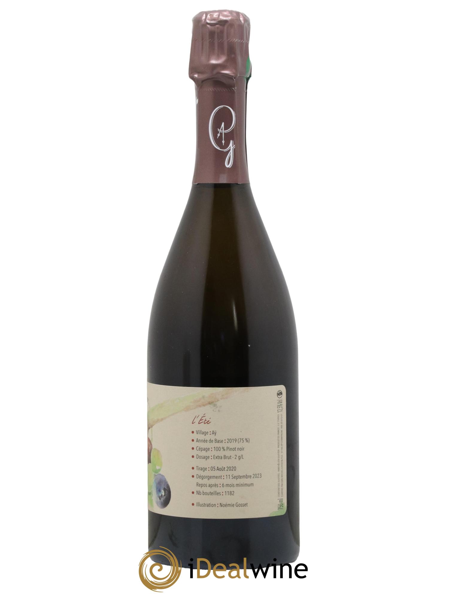 Au Fil du Temps l'Ete Paul Gosset - Lot de 1 bouteille - 1