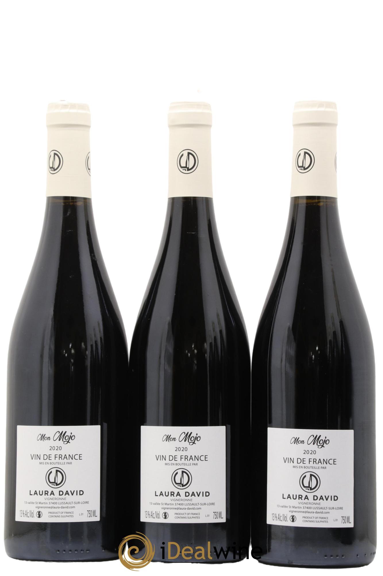 Vin de France Mon Mojo Laura David 2020 - Lot de 6 bouteilles - 2