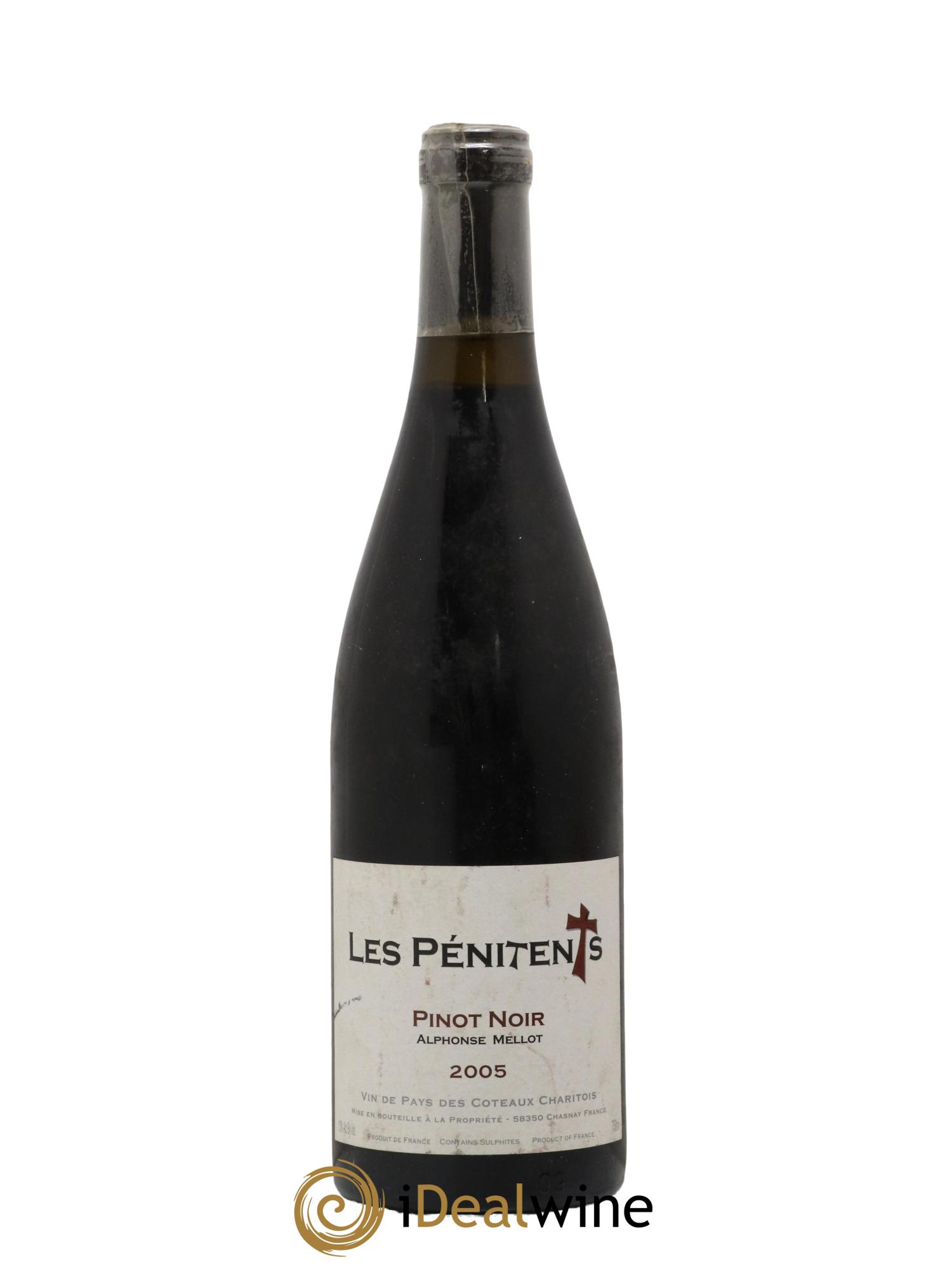Divers VDP Des Coteaux Charitois Les Penitents Pinot Noir Alphonse Mellot 2005 - Lot de 1 bouteille - 0
