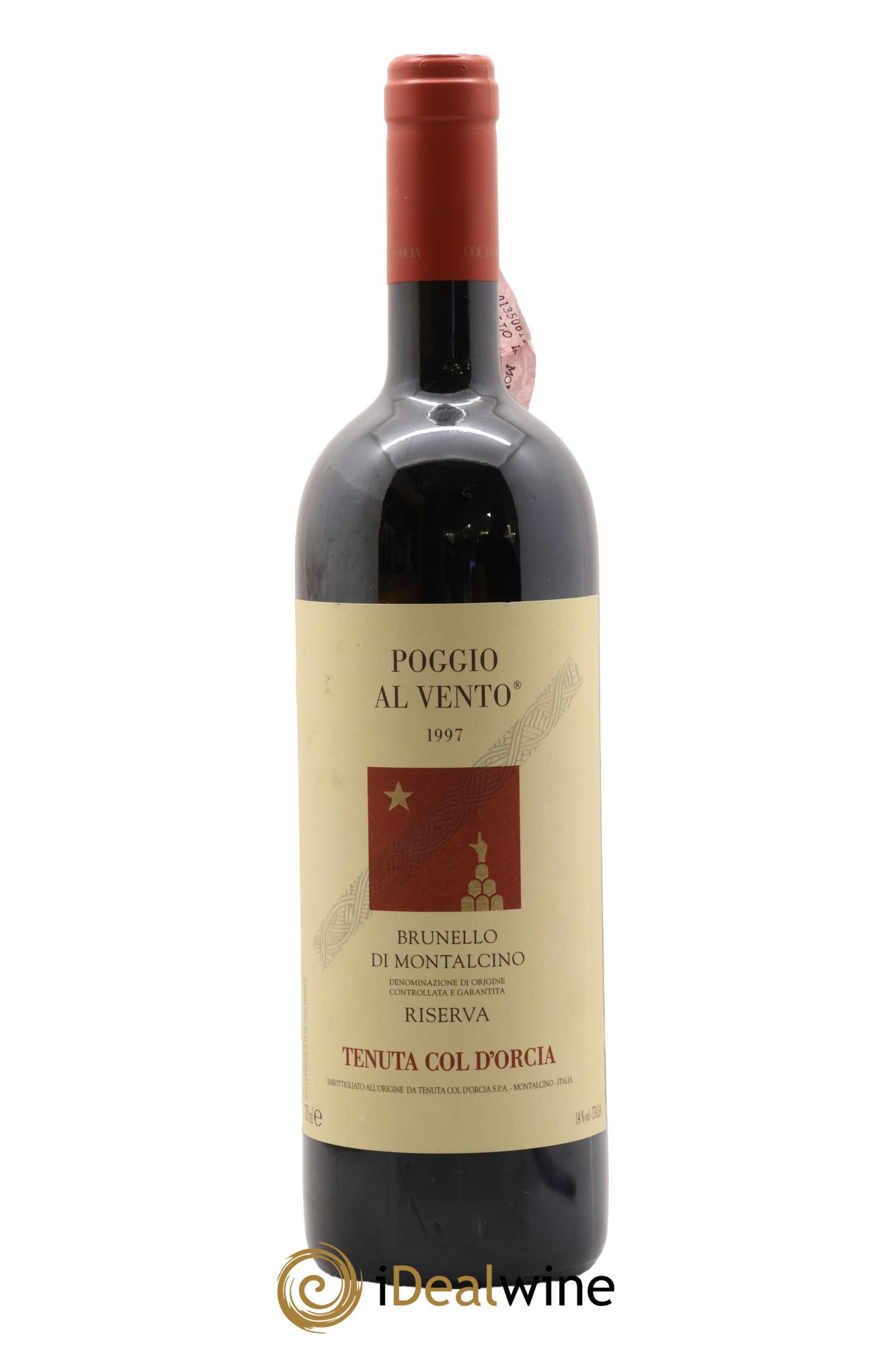 Brunello di Montalcino DOCG Riserva Poggio al Vento Tenuta Col d'Orcia 1997 - Lot de 1 bouteille - 0