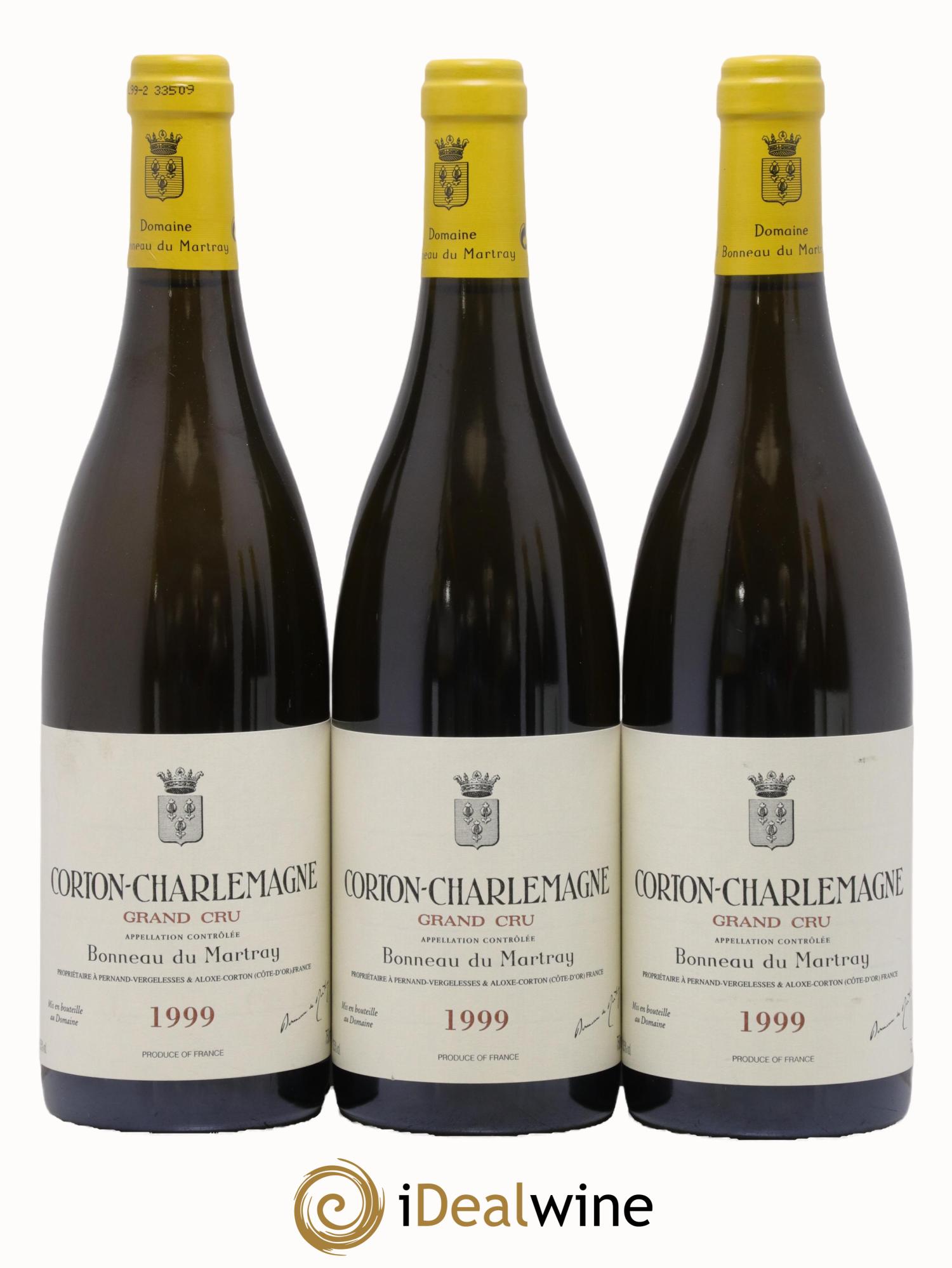 Corton-Charlemagne Grand Cru Bonneau du Martray (Domaine) 1999 - Lot de 6 bouteilles - 3