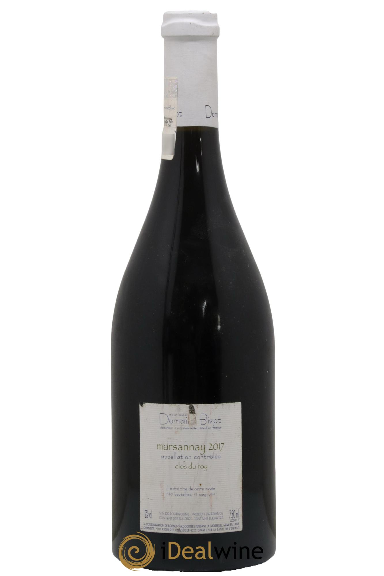 Marsannay Clos du Roy Bizot (Domaine) 2017 - Lotto di 1 bottiglia - 1