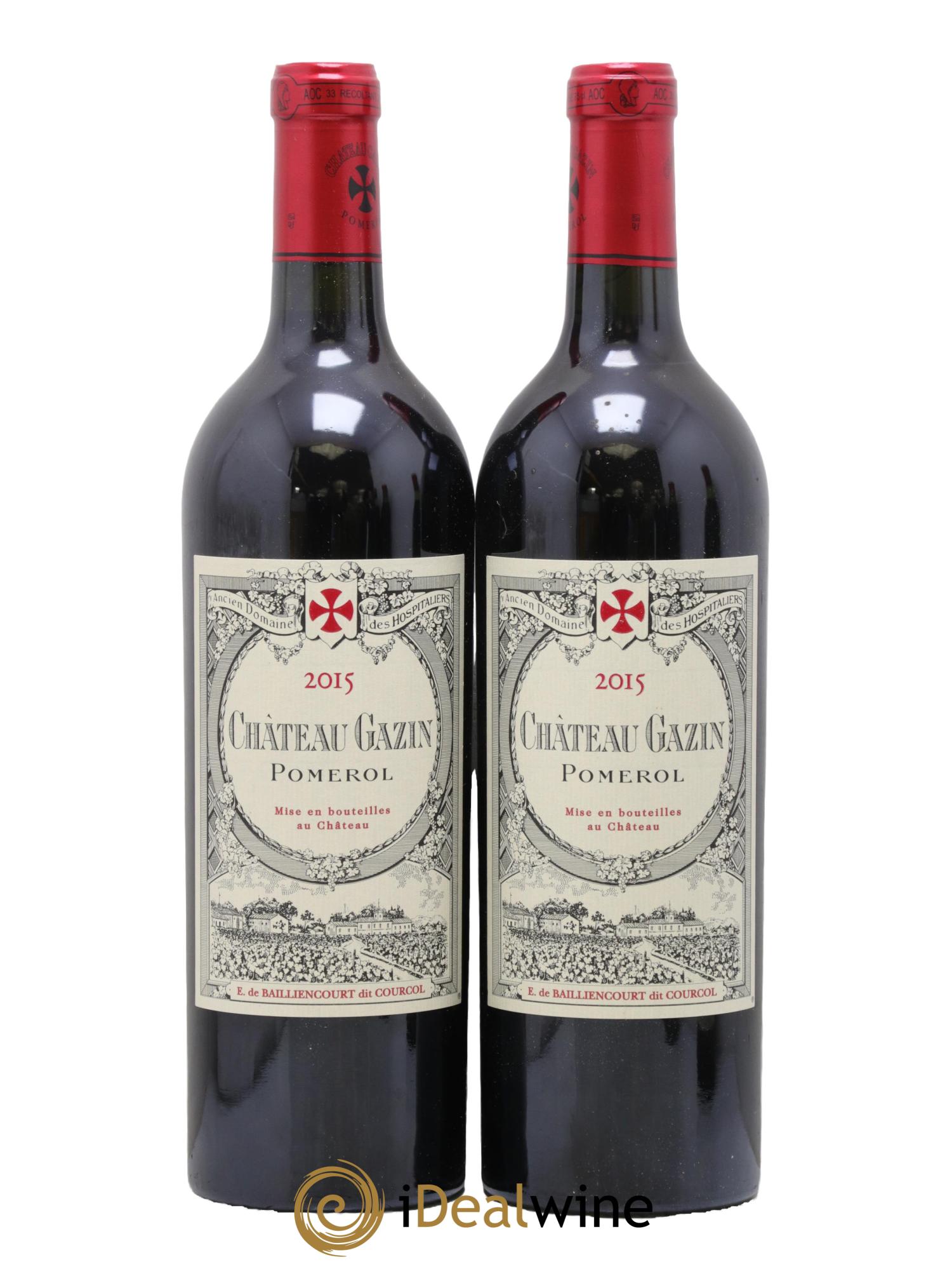 Château Gazin 2015 - Lot of 2 bottles - 0